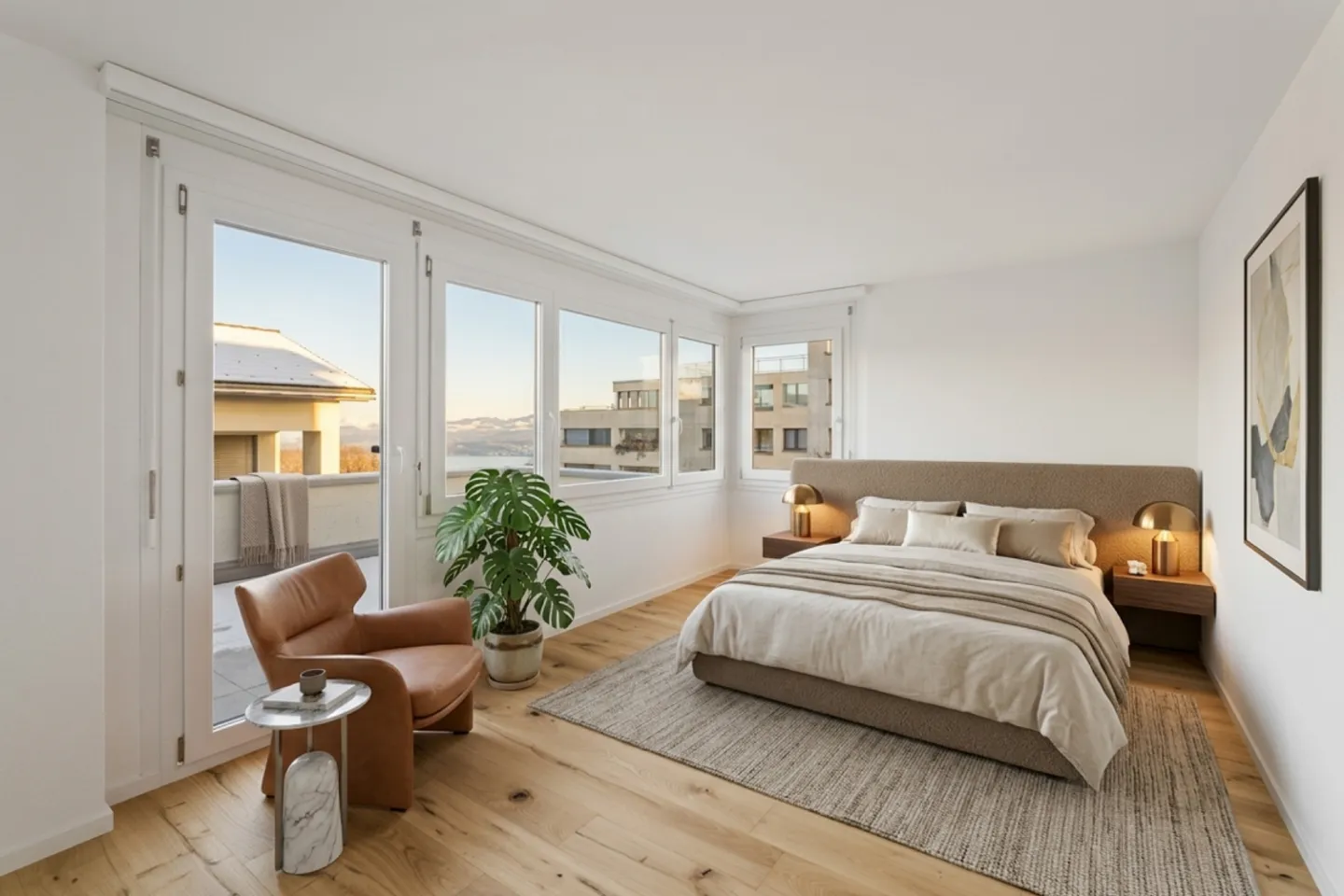 Rénovation totale, vue sur le lac, paradis fiscal - vie exclusive à Feusisberg - Photo 4 sur 5