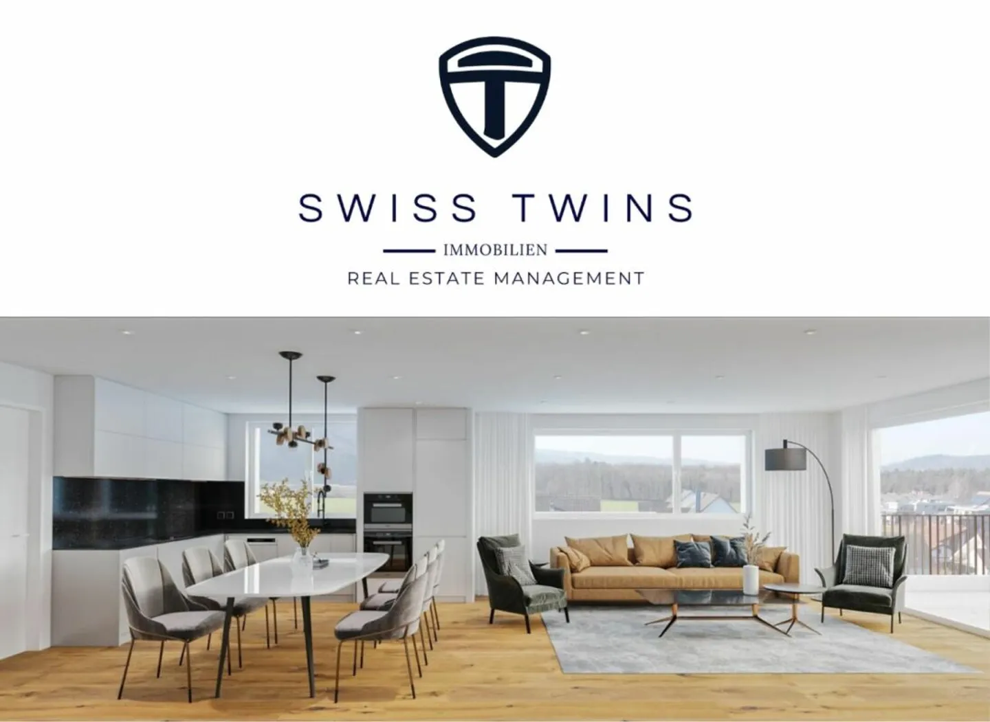 Bright 4.5-room apartment with terrace in Zweidlen for rent - Photo 4 of 8