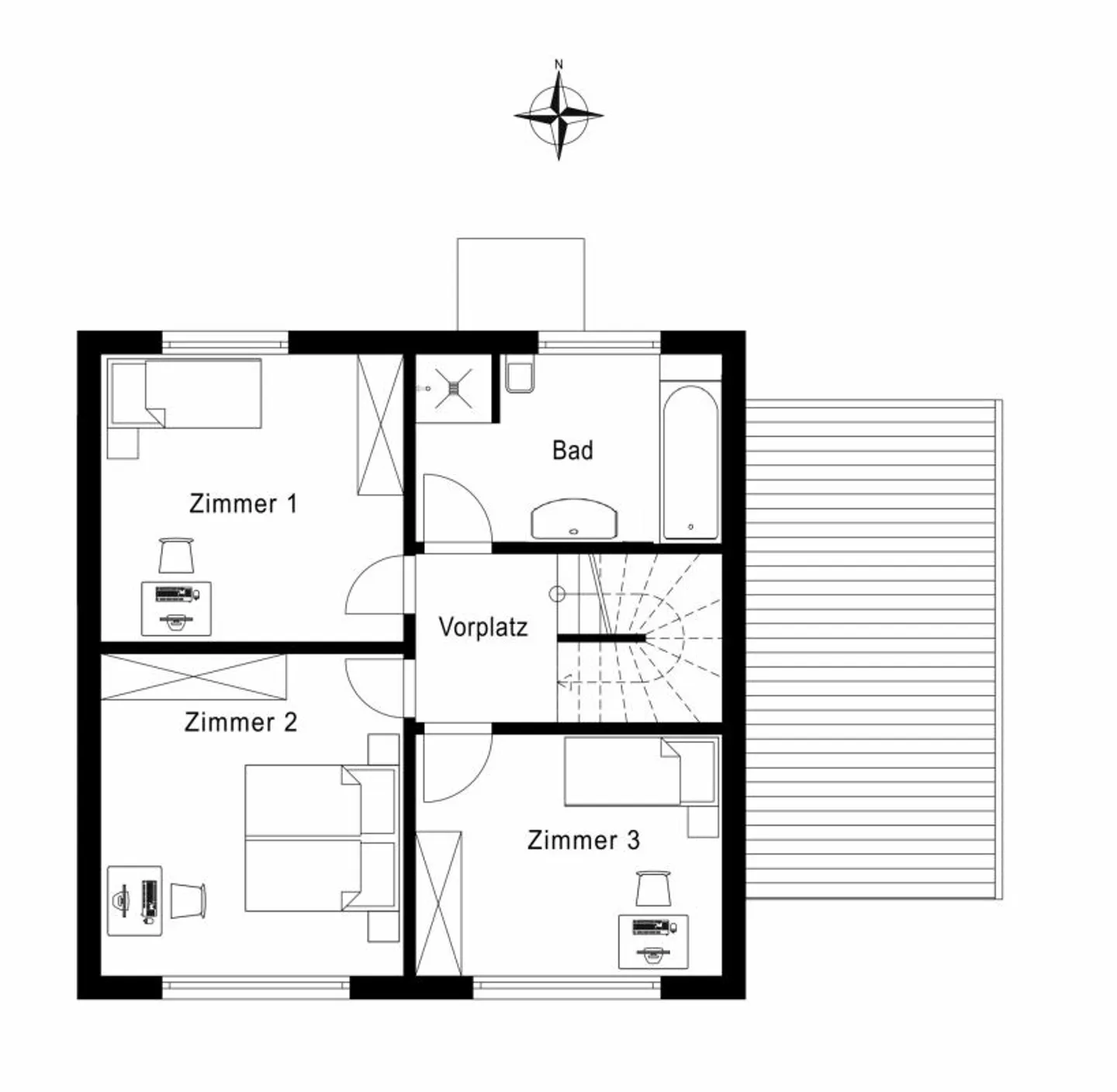 Detached single-family house with well-kept surroundings in an attractive location - Photo 11 of 13