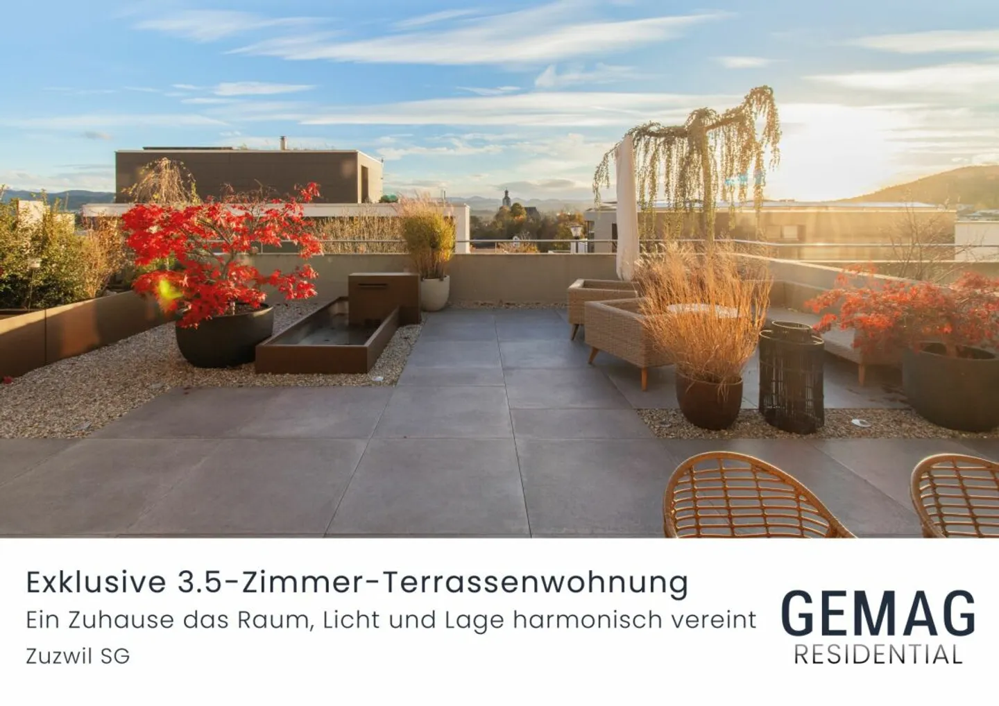 High-quality 3.5-room terrace apartment - Photo 1 of 13
