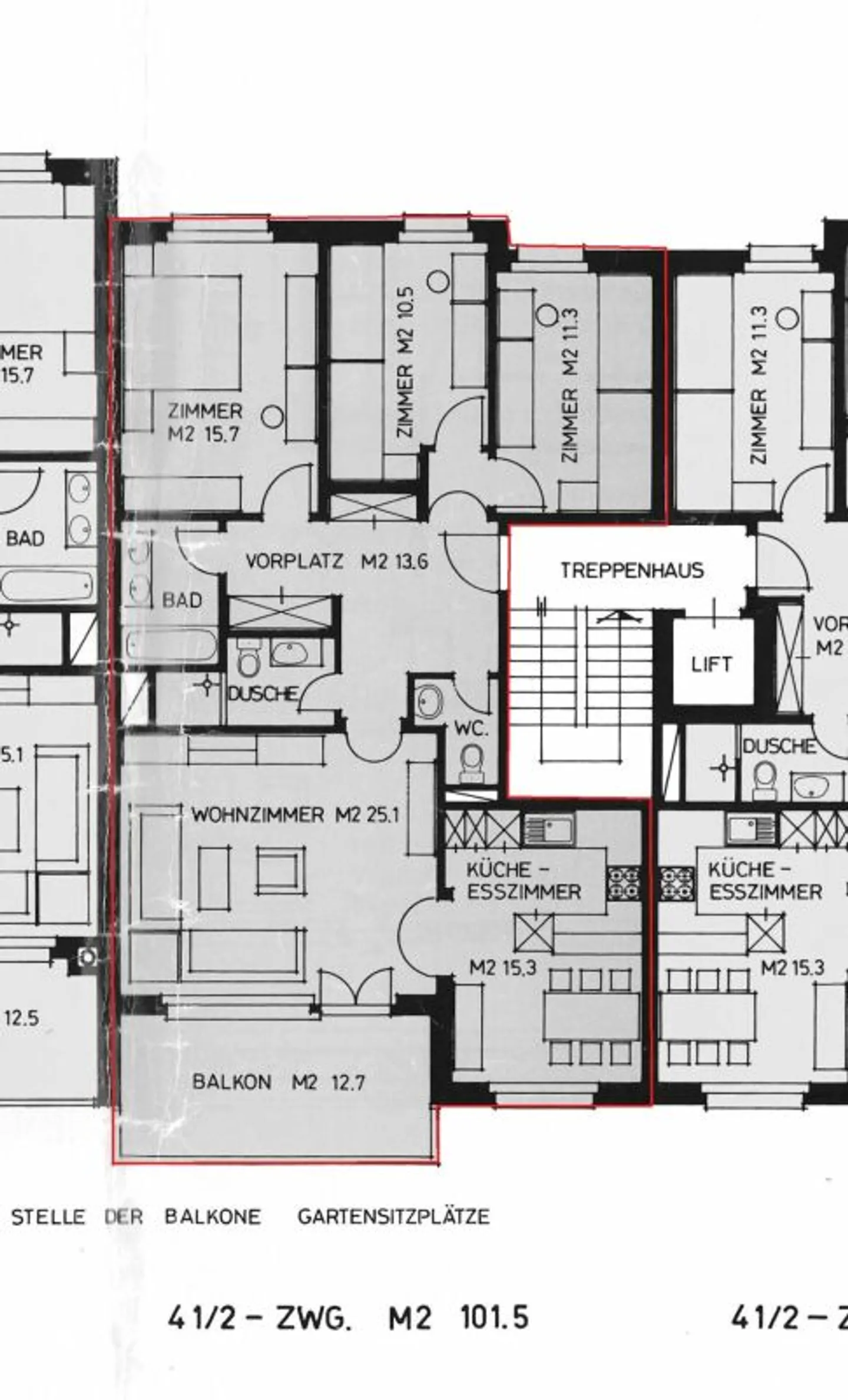 Spacious 4½ room apartment in a quiet location - Photo 8 of 9