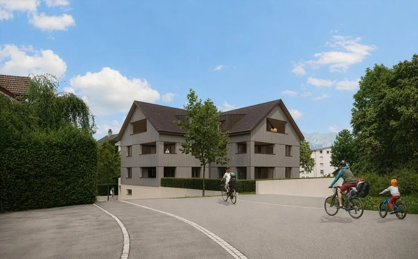 Incantevole appartamento mansardato di 2 ½ locali in una zona residenziale idilliaca e tranquilla a Buchs - Foto 3 di 3