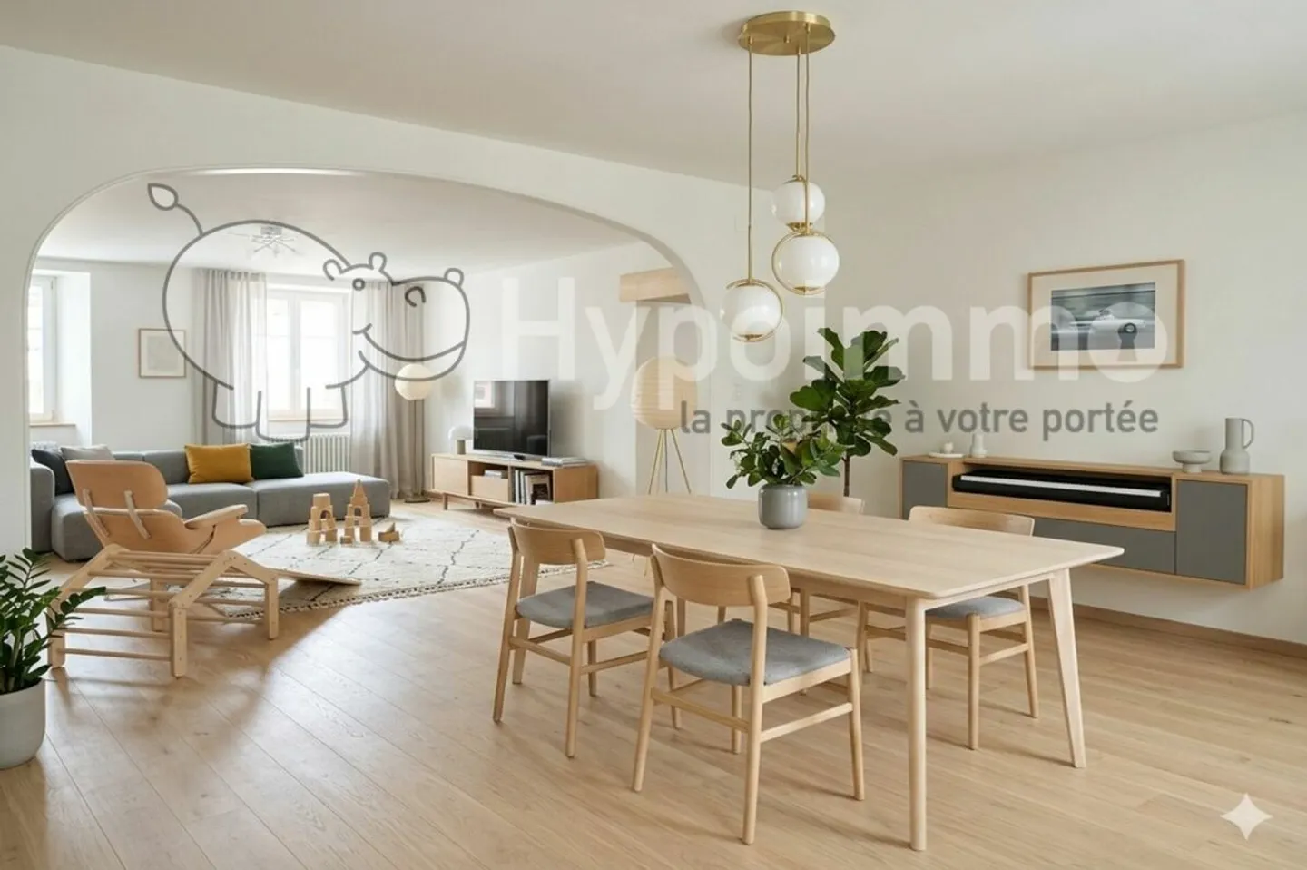 Gelegenheit! Wunderschönes Duplex mit 5,5 Zimmern in La Chaux-de-Fonds - Foto 1 von 13