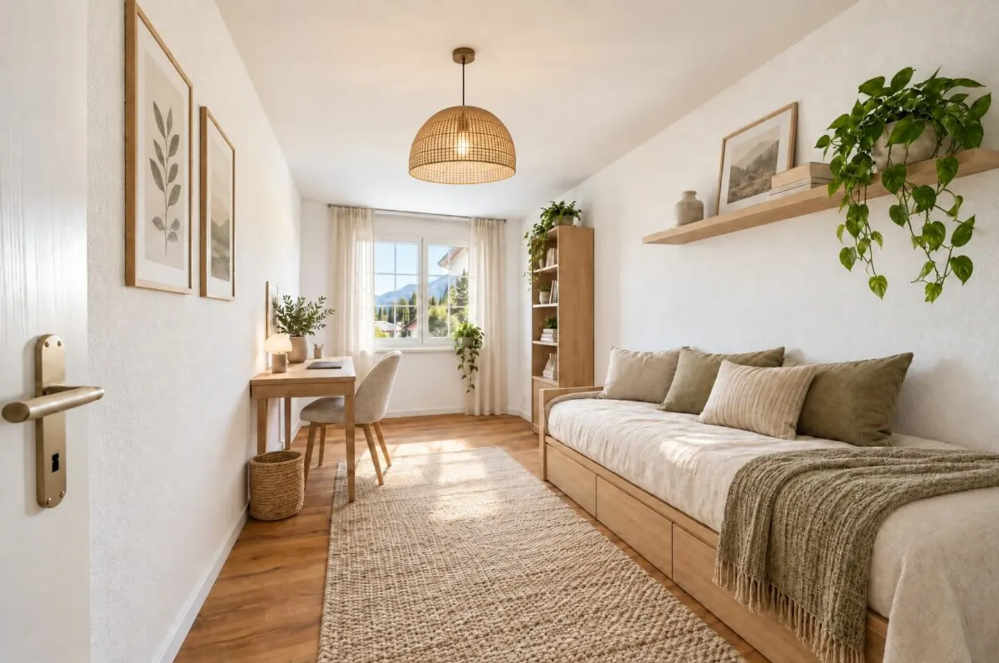 Frisch sanierte 4.5-Zimmer-Wohnung in Mörschwil mit Cheminée, Balkon und zwei Tiefgaragenplätzen - Foto 8 di 11