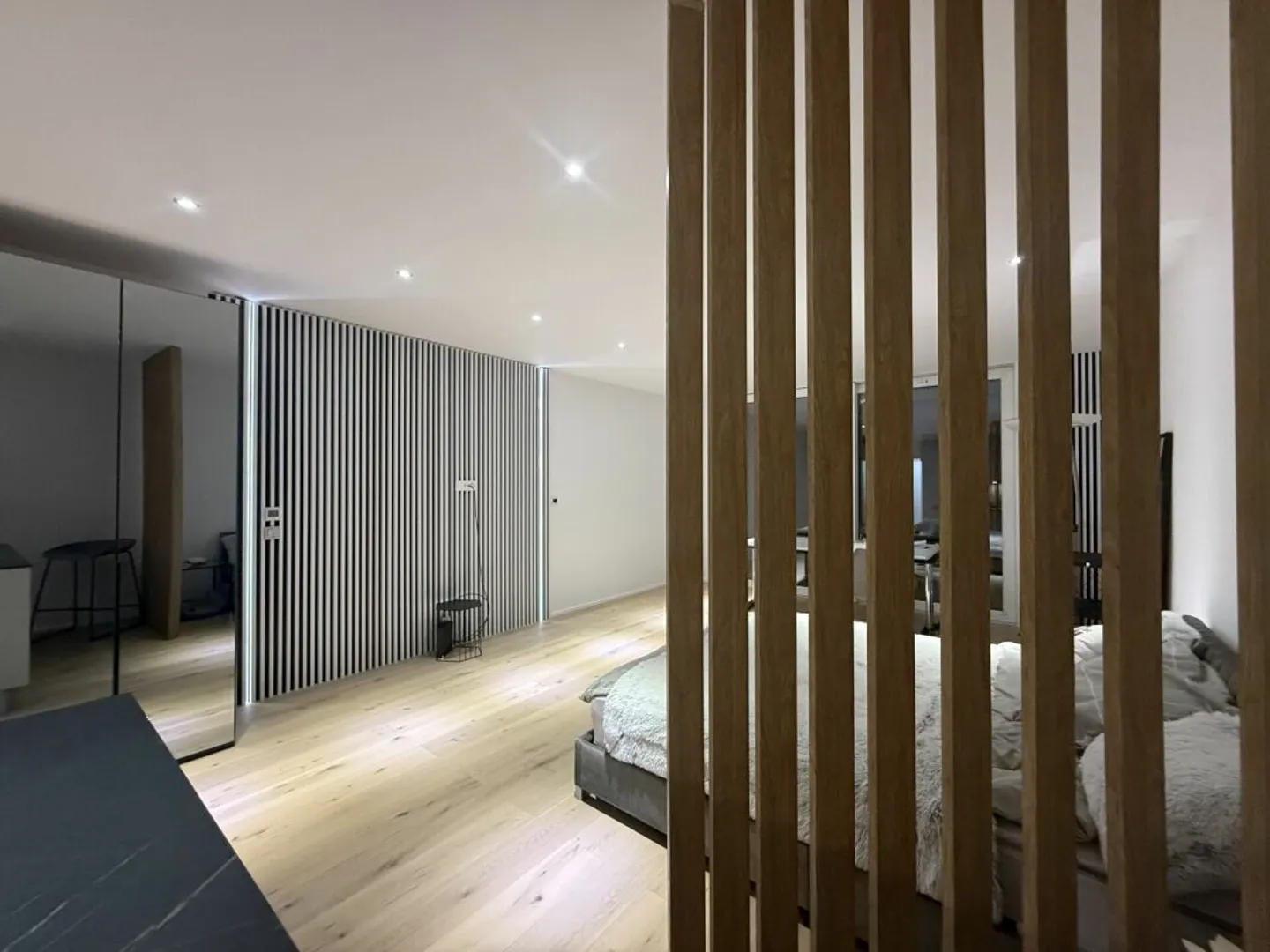 Completely renovated and high-quality modernized 1.5-room apartment with a magnificent view - Photo 8 of 13