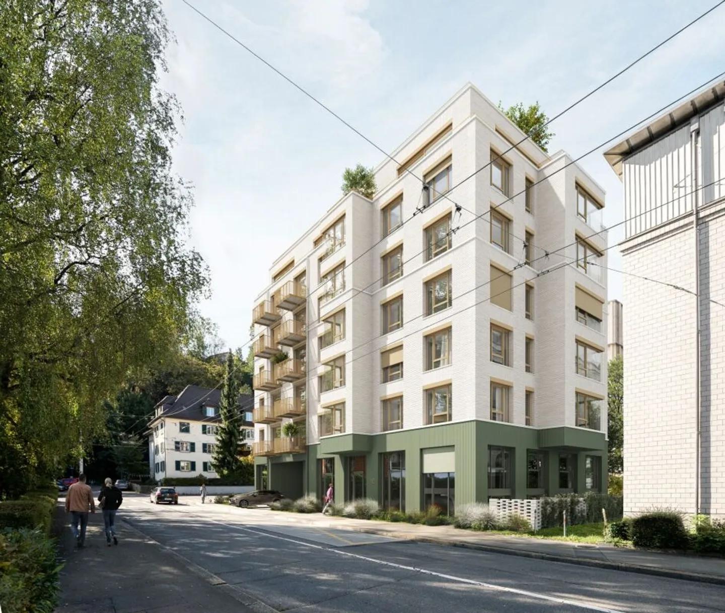 Newly built 5.5-room penthouse apartment with unique terrace - Photo 2 of 3