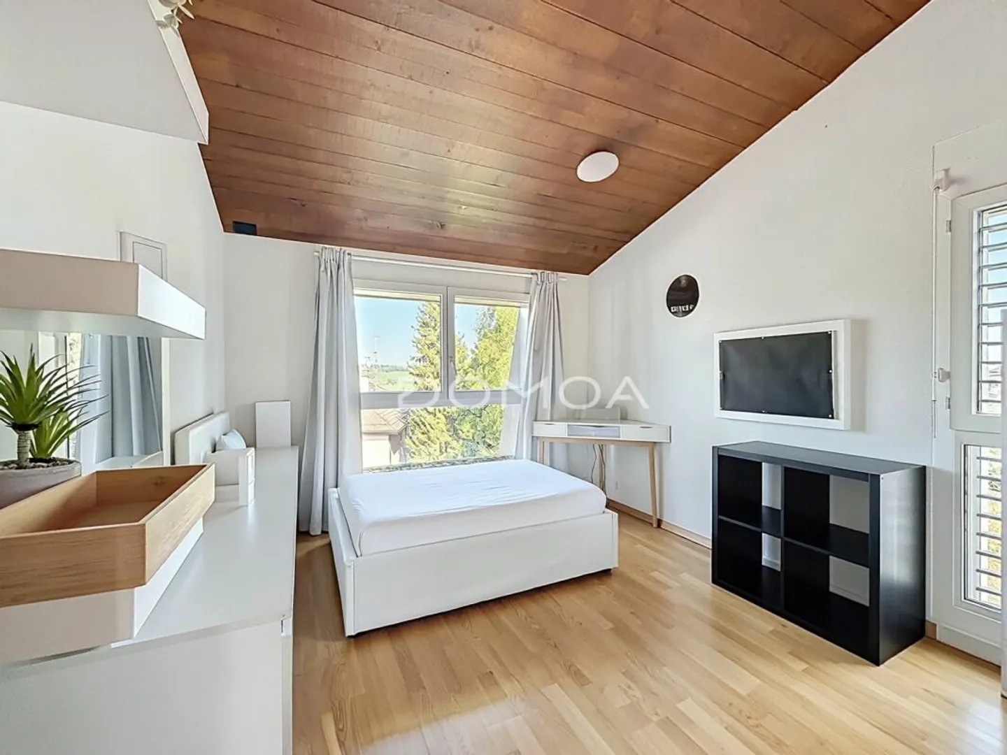 Charming 3.5-room apartment - Calm, brightness, and unobstructed view in Attalens - Photo 4 of 8