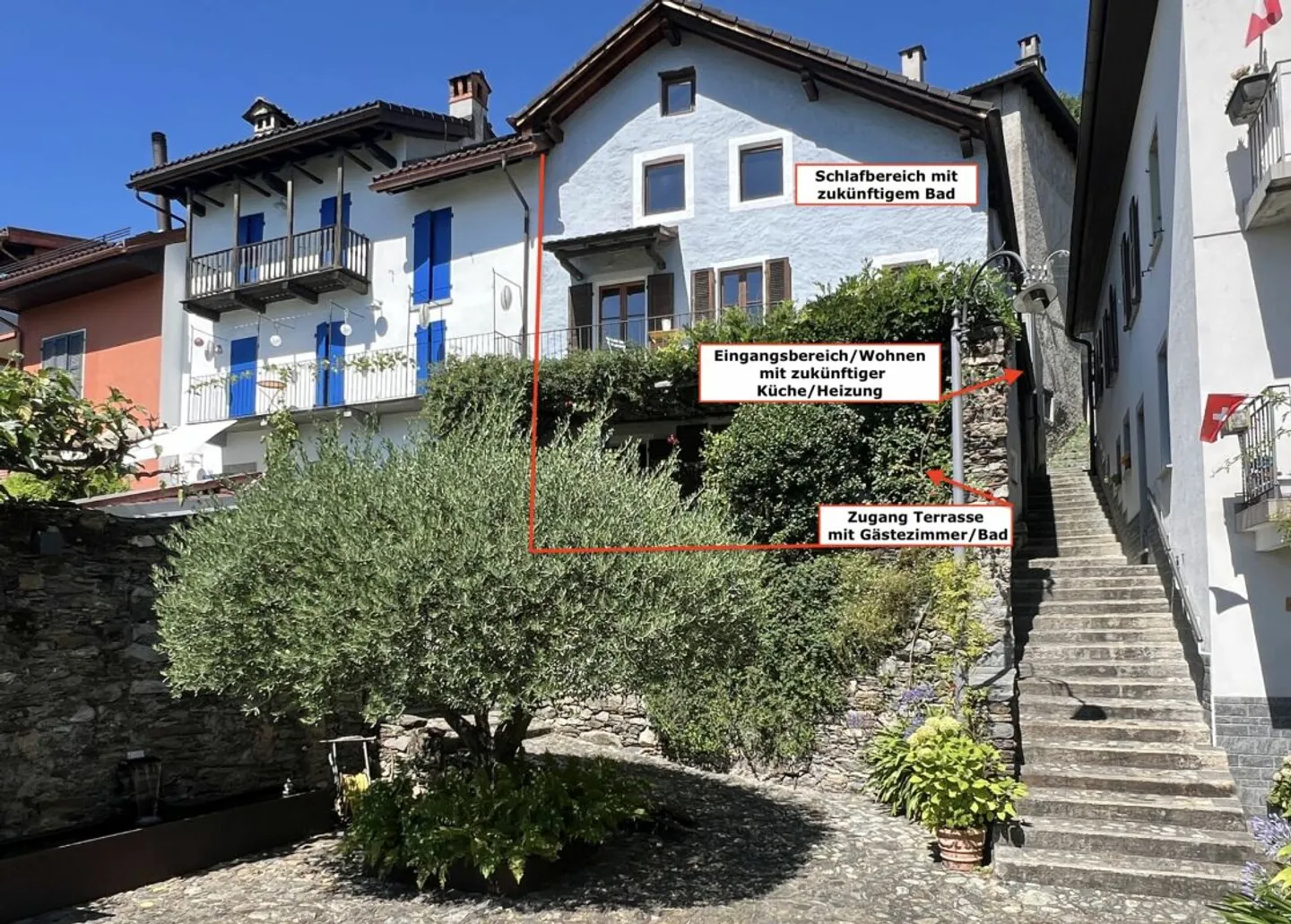 Charmante maison de village dans un bel endroit calme Casa Blu - «Le bijou inachevé» - Photo 2 sur 13