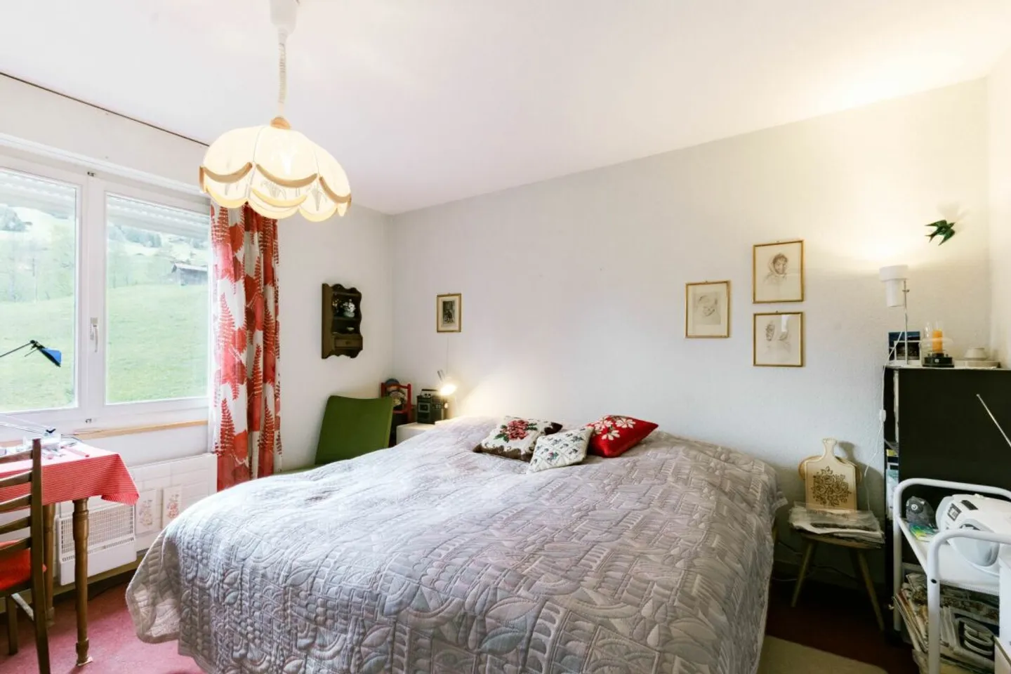 Accogliente appartamento con 2 camere e vista sulle montagne nel Chalet Eggli - Foto 10 di 13