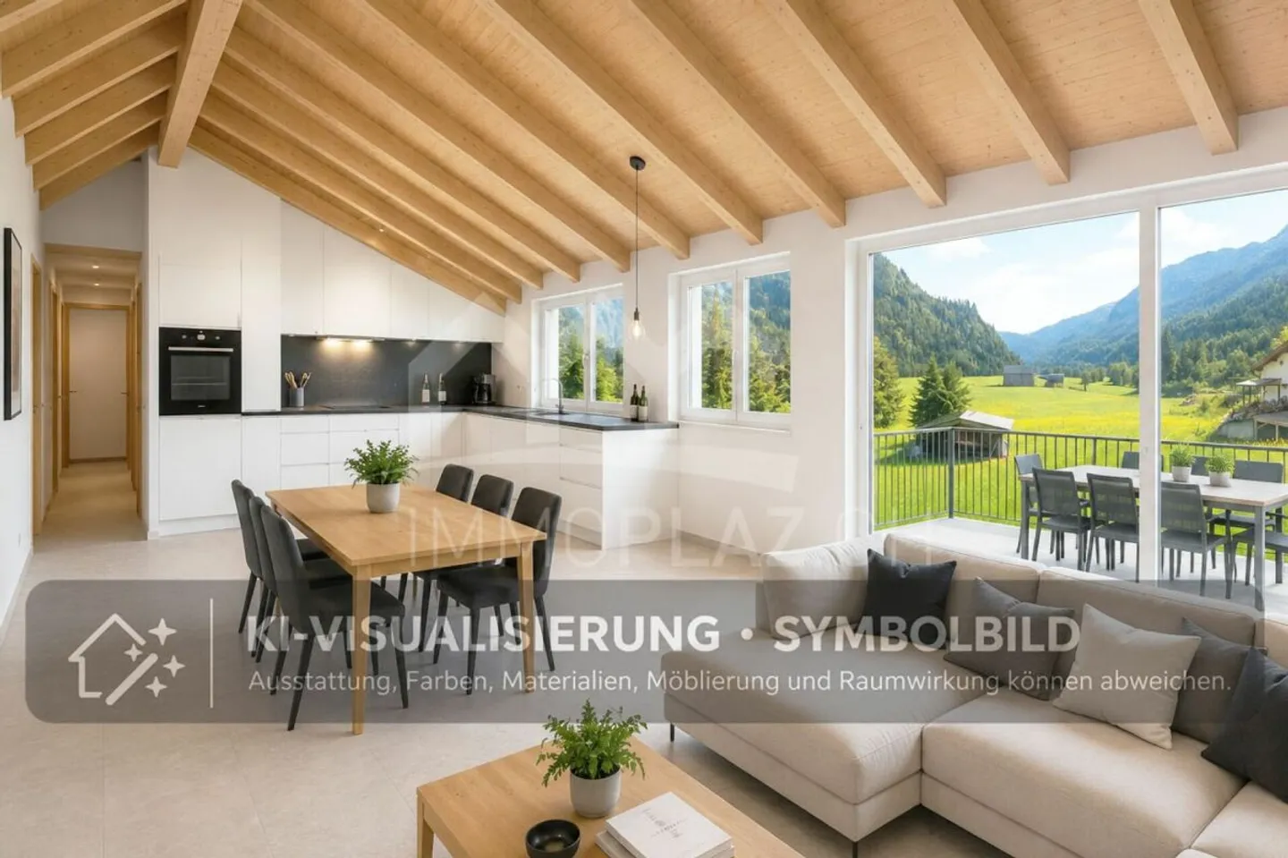 Exklusive Dachwohnung mit besonderem Raumgefühl - Photo 1 of 5