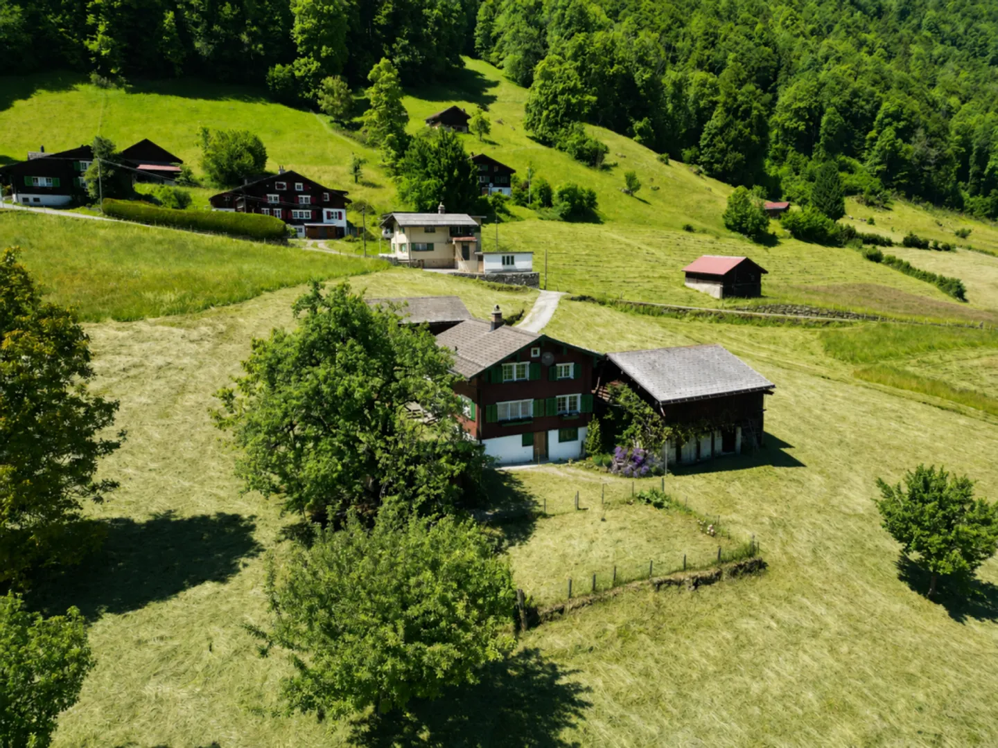 Charmantes Freistehendes Haus in Nidfurn - Foto 2 von 13