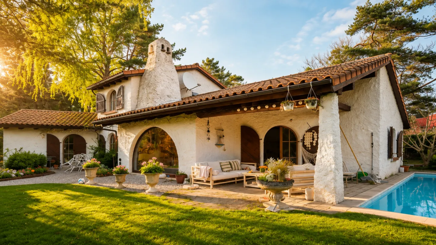 Grosszügiges Einfamilienhaus mit Pool - Foto 1 von 13