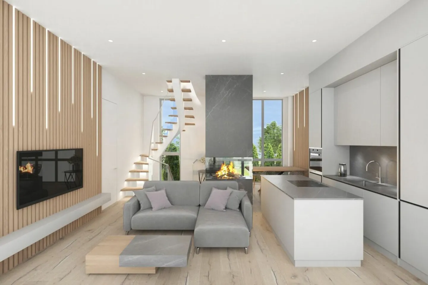 Single-family house with building reserve including new construction project - semi-detached house with dream lake view - Photo 11 of 13