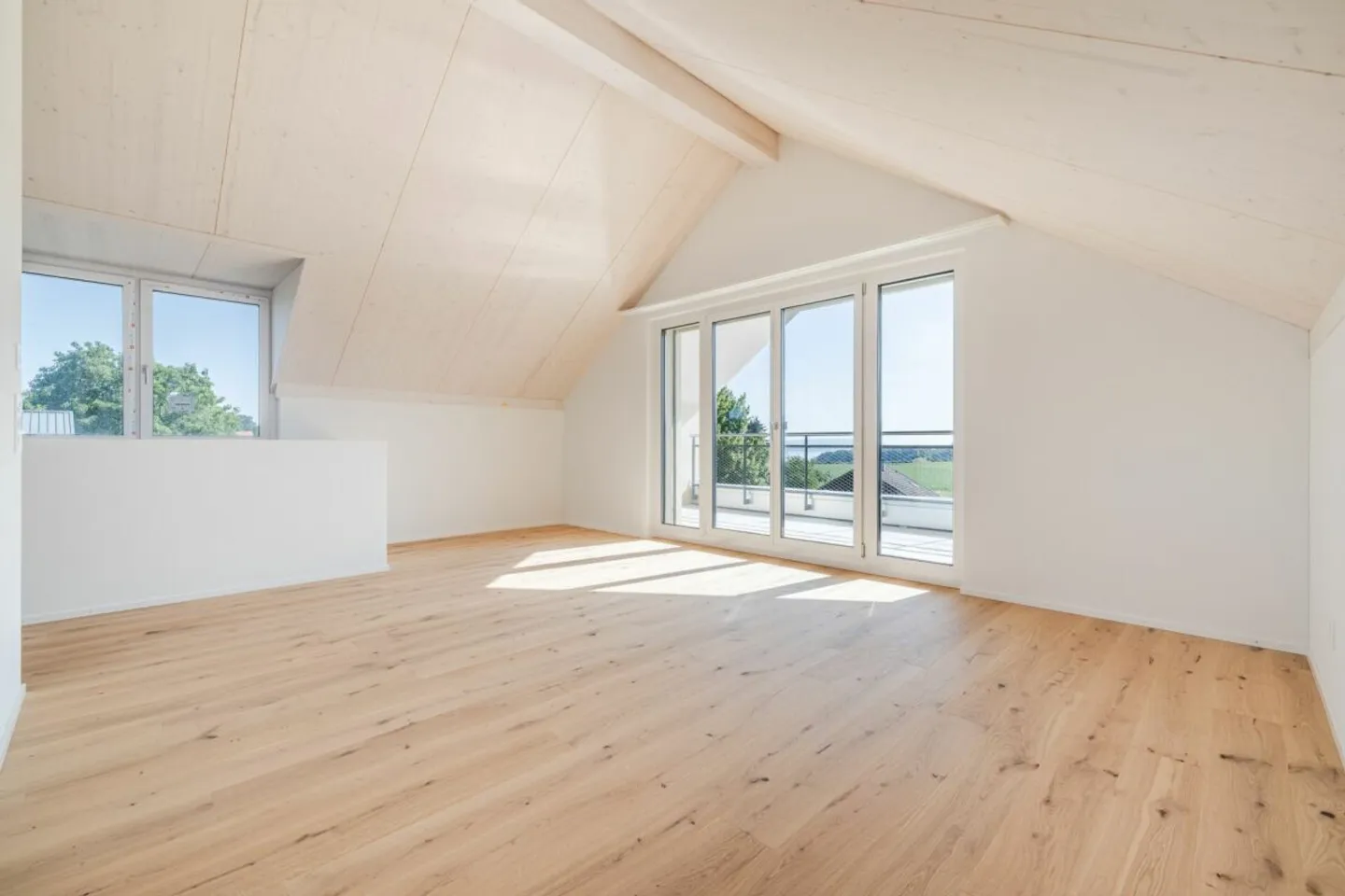 Vue dégagée sur le vert - grande maison individuelle de 6,5 pièces à Bätershausen (près de Kreuzlingen) - Photo 6 sur 11