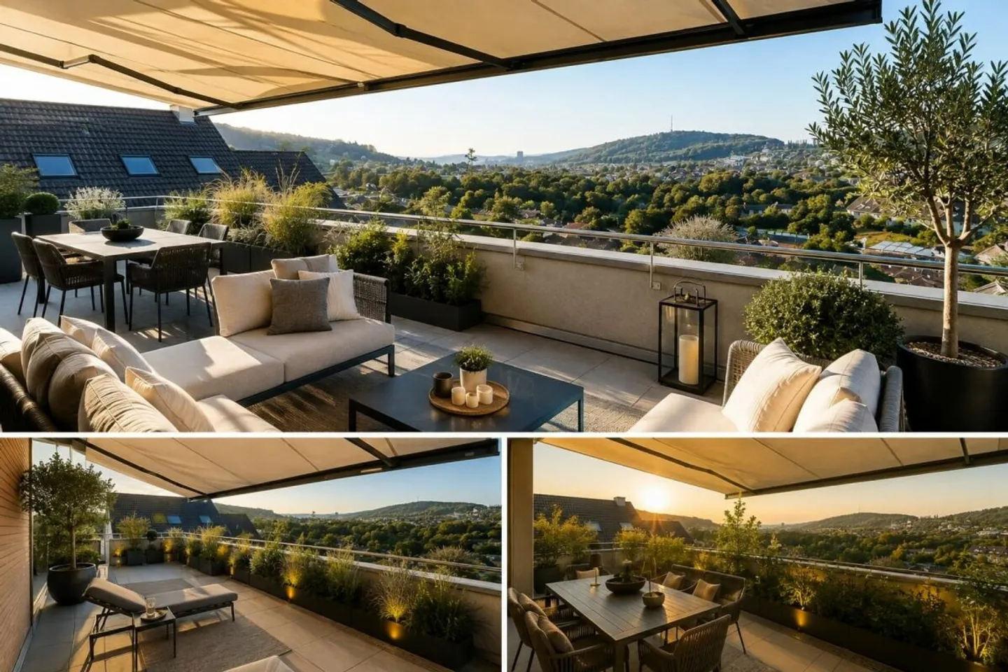 Stilvolle 2.5-Zimmer-Terrassenwohnung mit Panoramablick - Photo 3 of 7