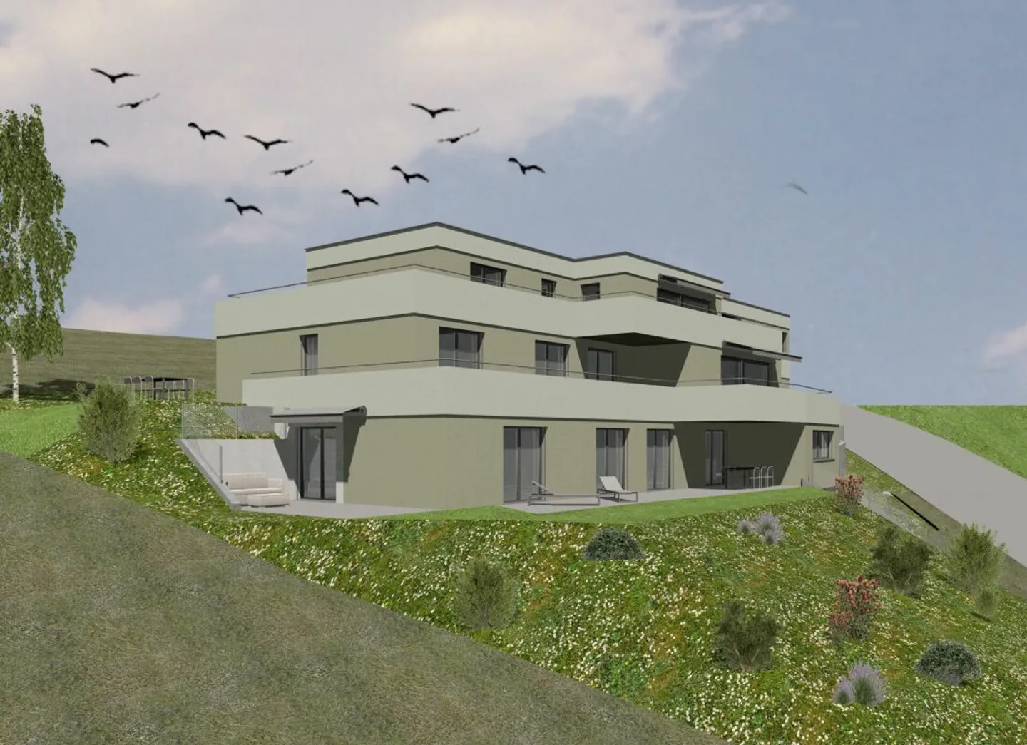 Grosszügiges Einfamilienhaus mit Bergsicht - Photo 8 sur 12