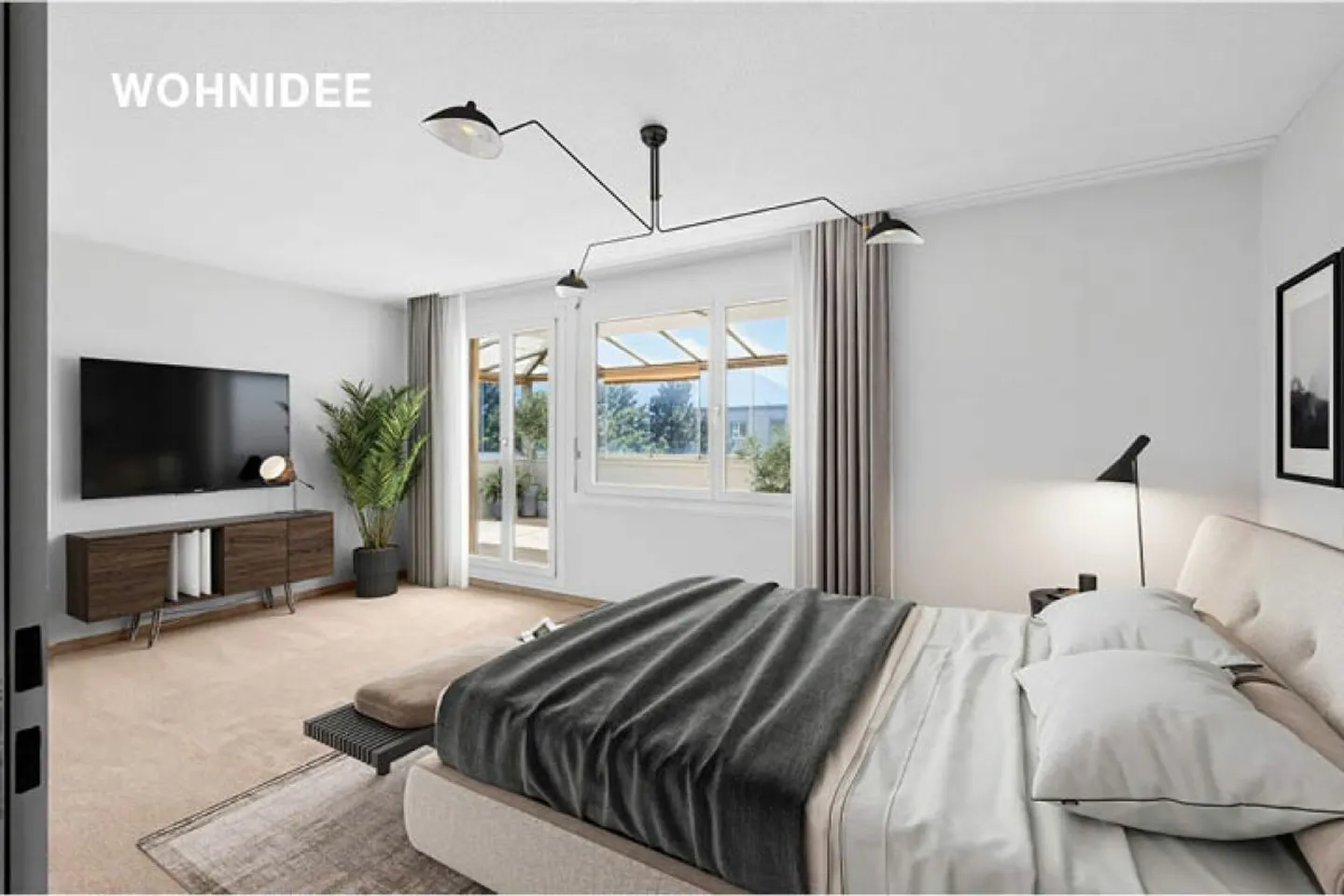 Spacious Attic Apartment with Terraces - Photo 12 of 13