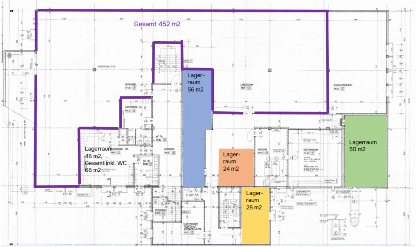 Zu vermieten: Diverse Lagerräume von 24 bis 50 m² - Foto 3 von 3