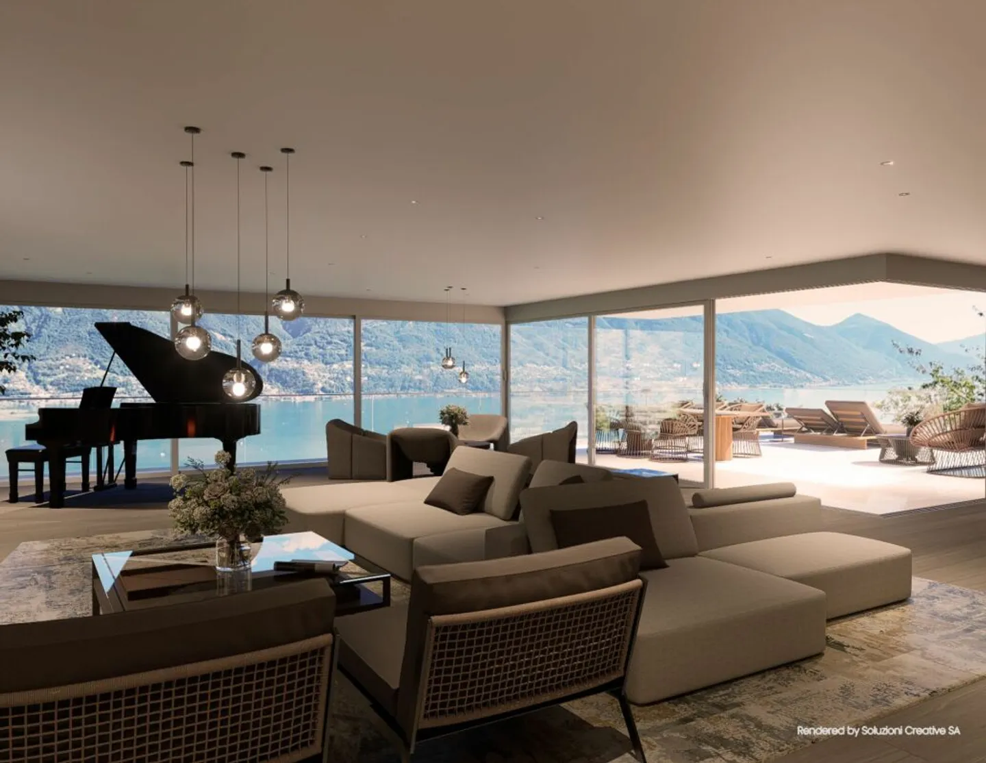 Villa da sogno in posizione unica con imprendibile vista lago, wellness e piscina - Photo 2 sur 13