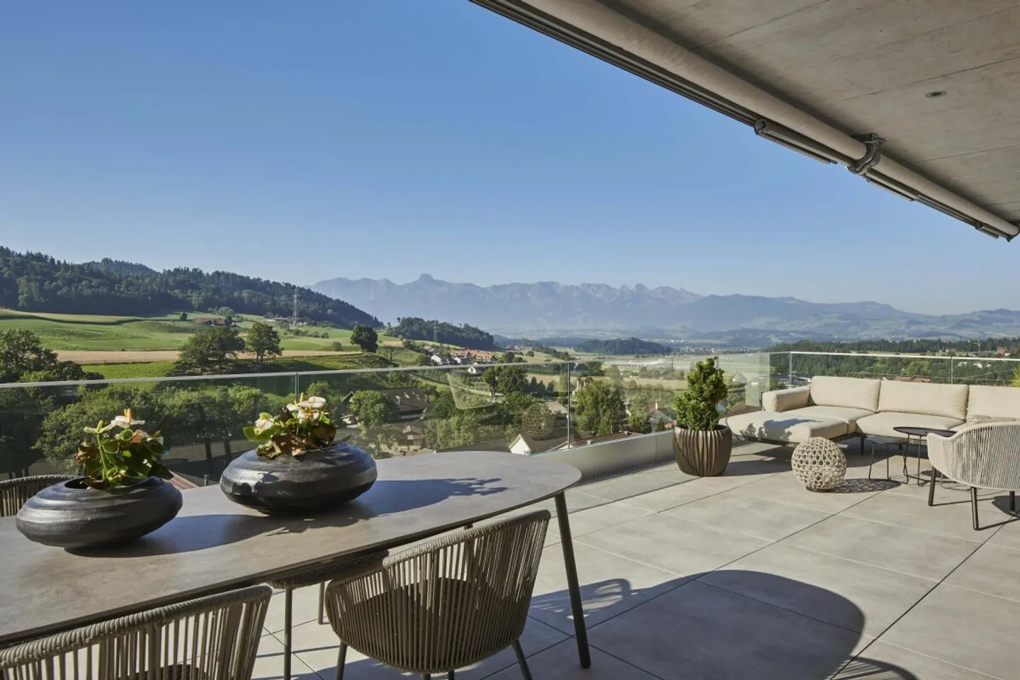 THE VIEW - AIRY TERRACE APARTMENT WITH MOUNTAIN PANORAMA - Photo 2 of 13
