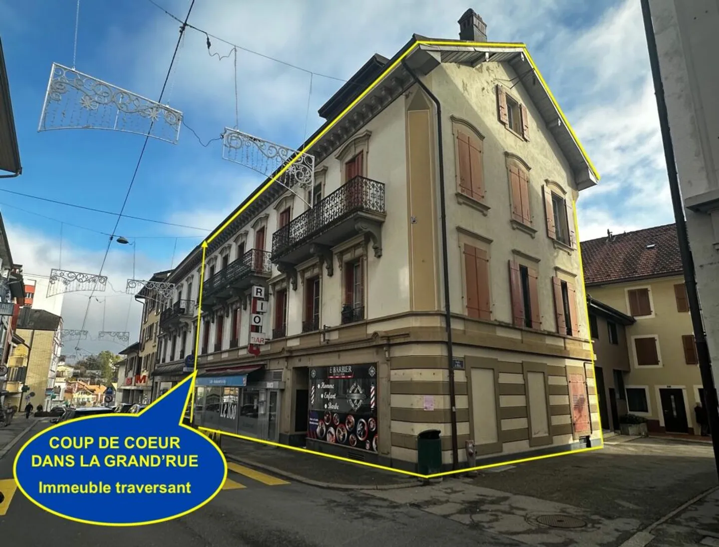EDIFICIO ATTRAVERSANTE, 4 APPARTAMENTI, 1 NEGOZIO E 1 RISTORANTE - Foto 1 di 13