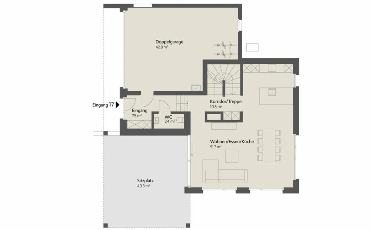 343 m² | 5.5-Zi.-Einfamilienhaus | Erstbezug - Foto 9 di 13