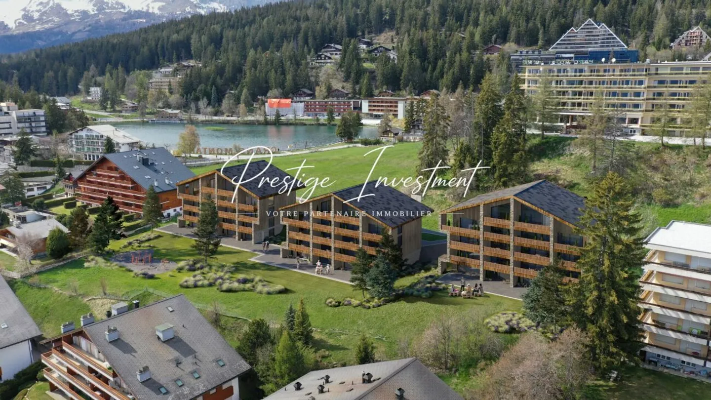 Crans-Montana NEU IM BAU im Zentrum ohne Sichtschutz - Foto 5 von 5