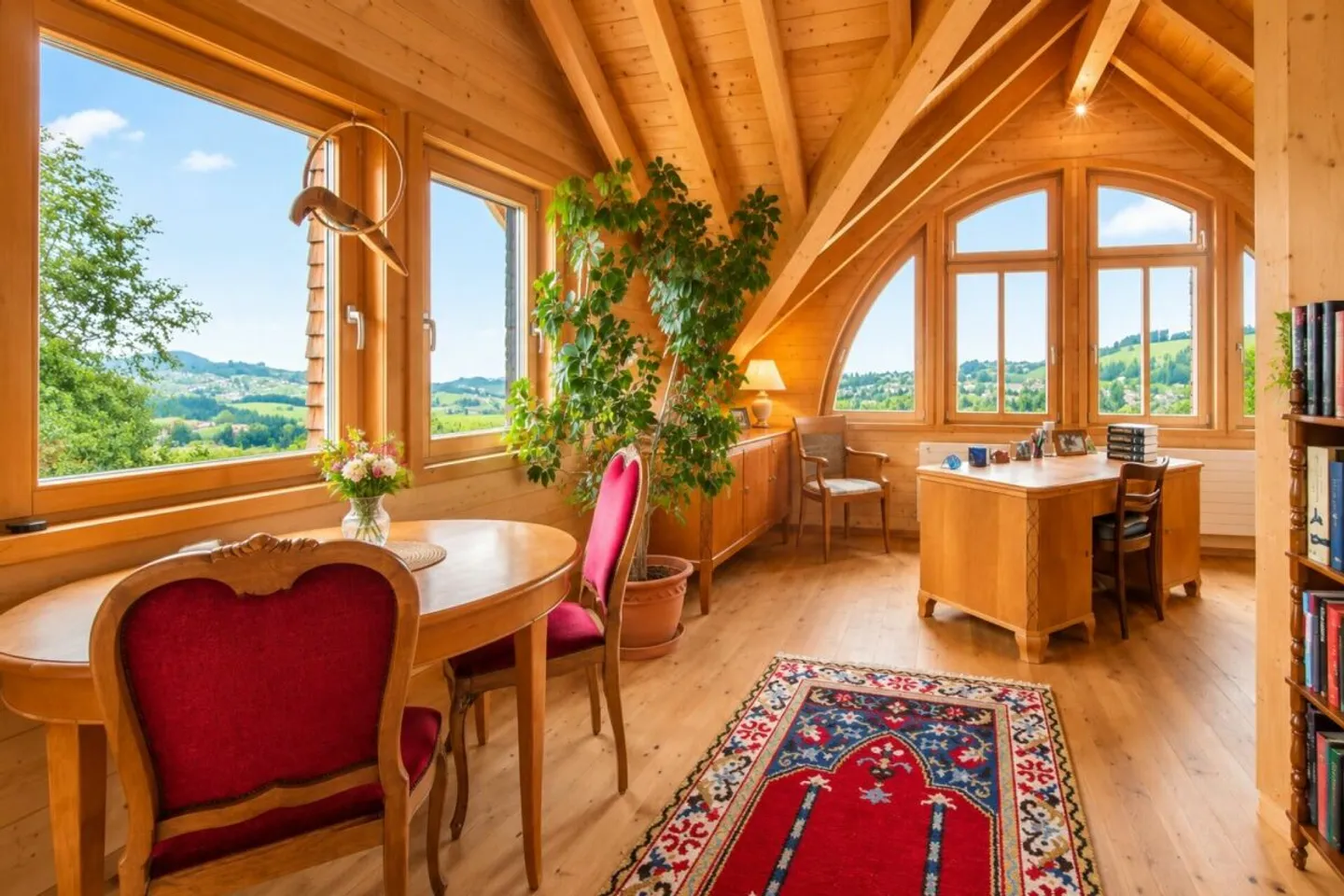 Einzigartiges Vollholzhaus mit Bergsicht - Foto 13 von 13