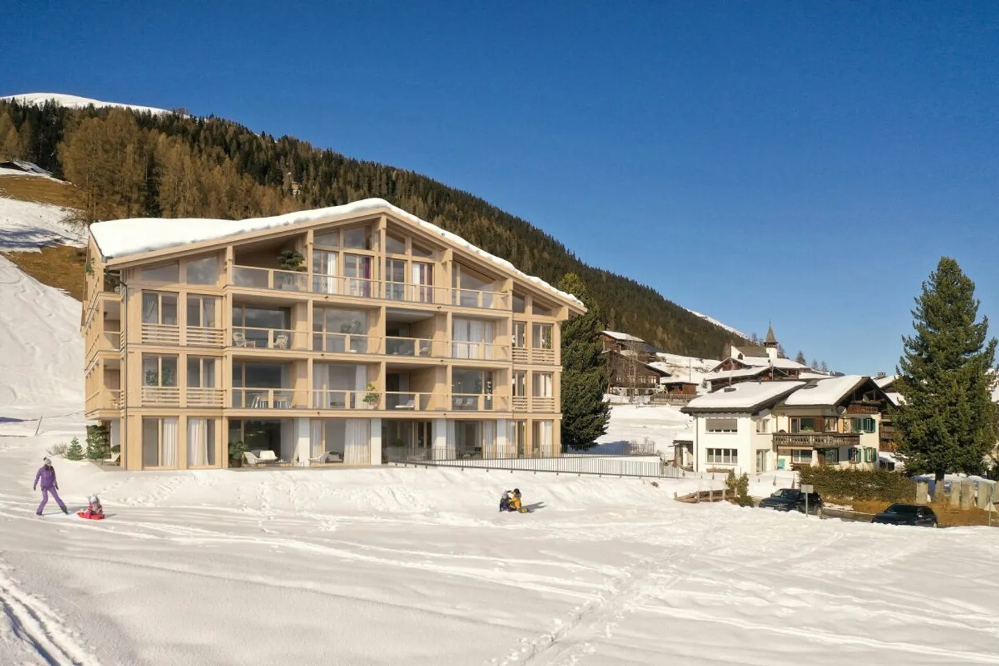 Modernes Apartment in Davos - Foto 1 von 7