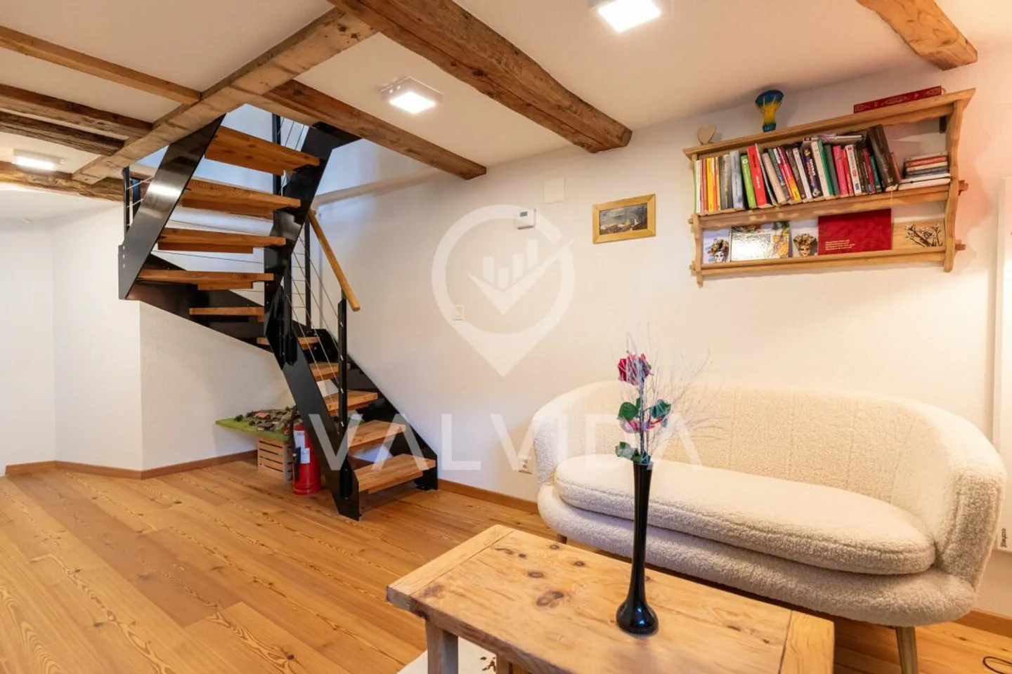 La tradition rencontre la modernité - appartement de 5,5 pièces rénové avec soin avec jardin potager - Photo 8 sur 13