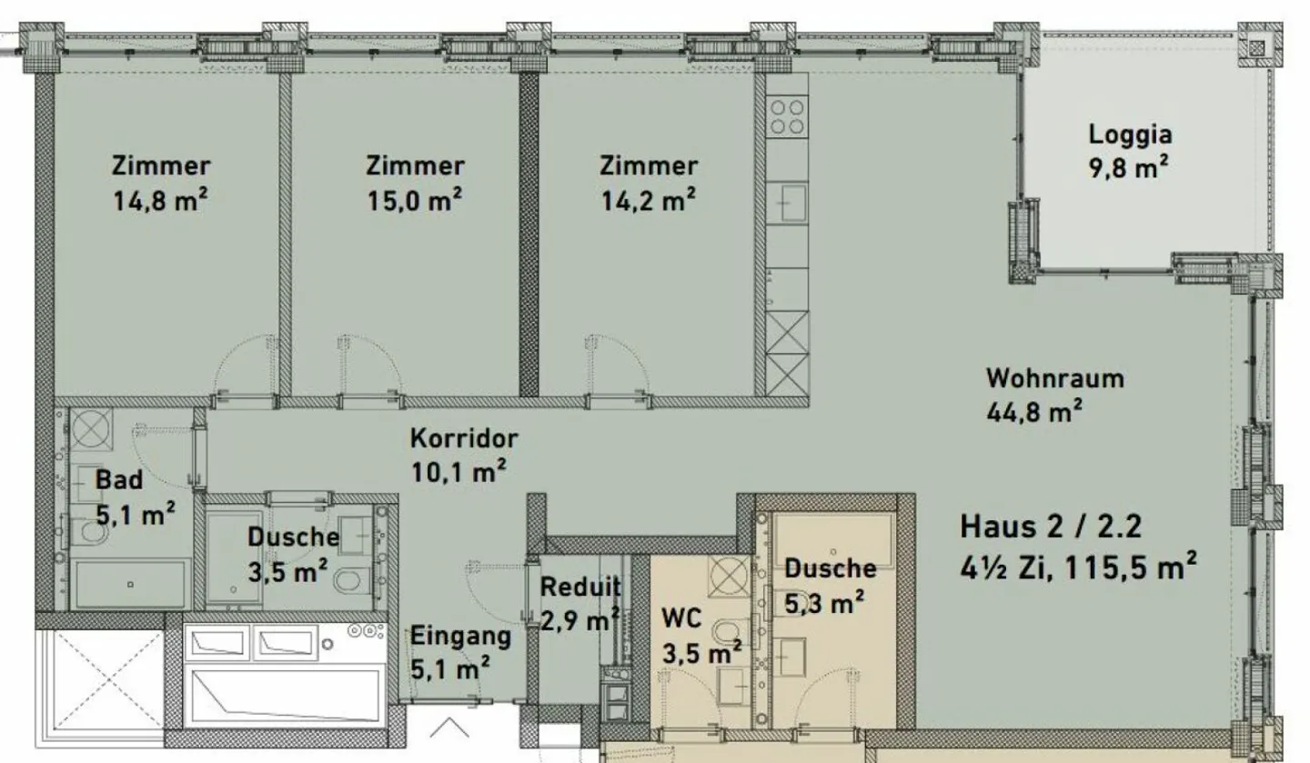 4½-Room Apartment in the Center of Willisau - Photo 11 of 13