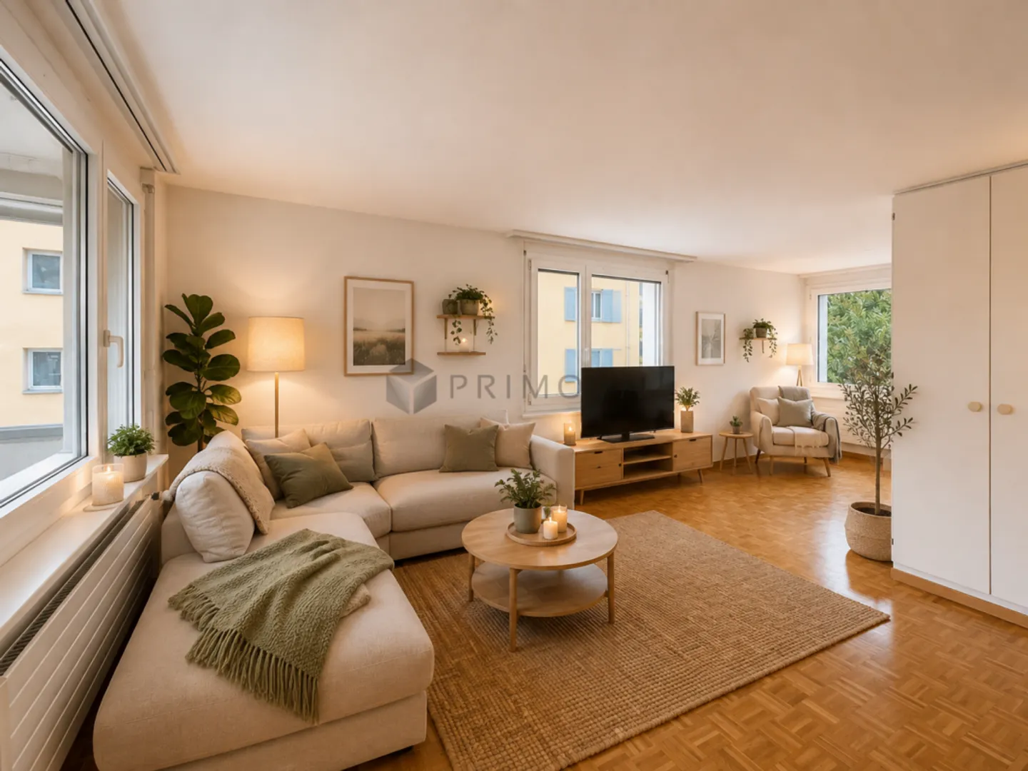 Light-flooded apartment with a wide view in a popular location in Horw to help design! - Photo 2 of 7