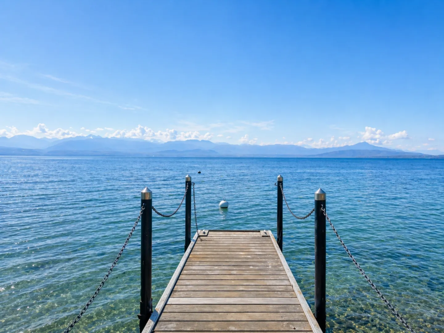 Exceptional waterfront property with private jetty in Perroy - Photo 1 of 11