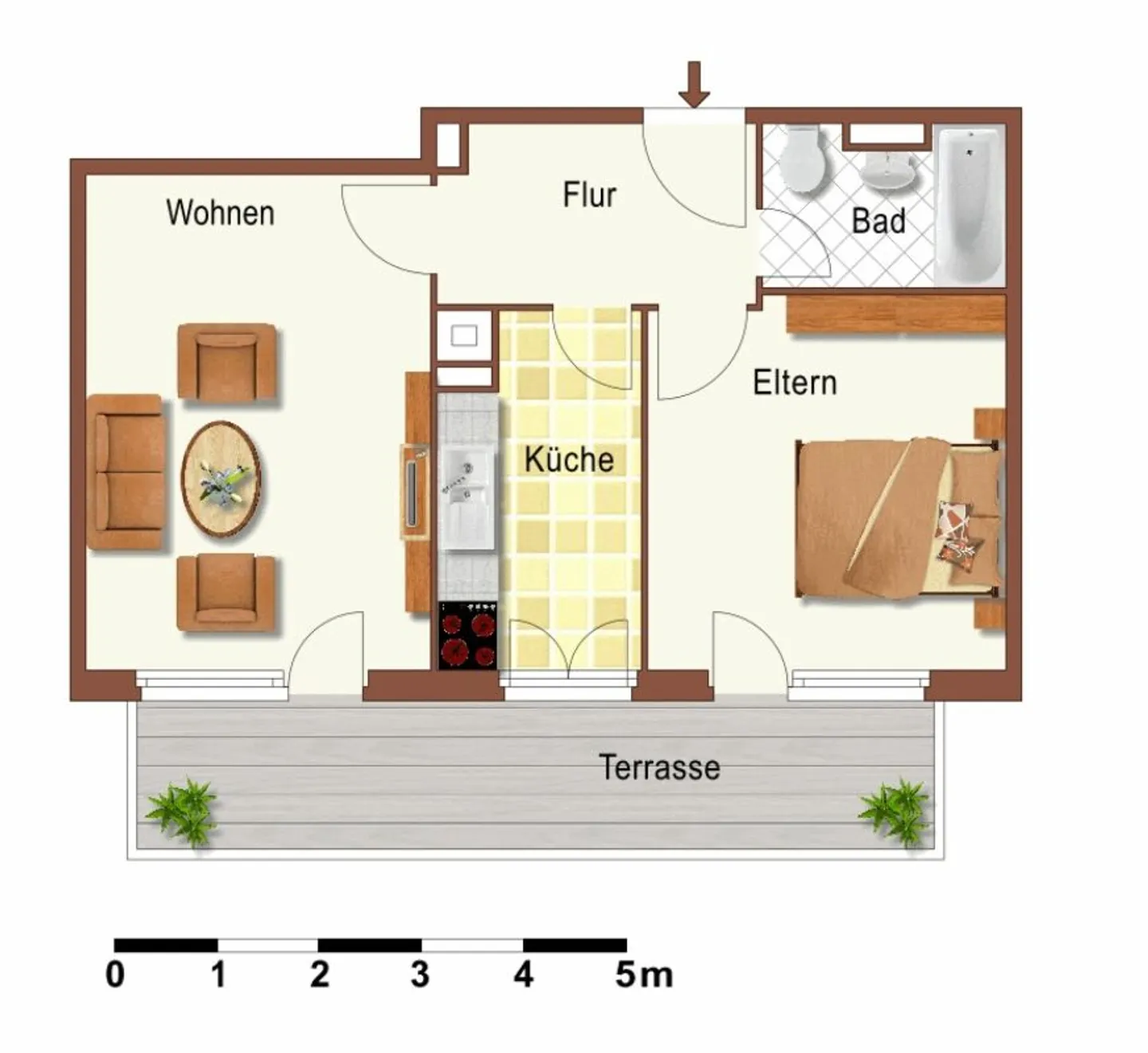 Attractive 2.0-room apartment with large balcony - Photo 11 of 12