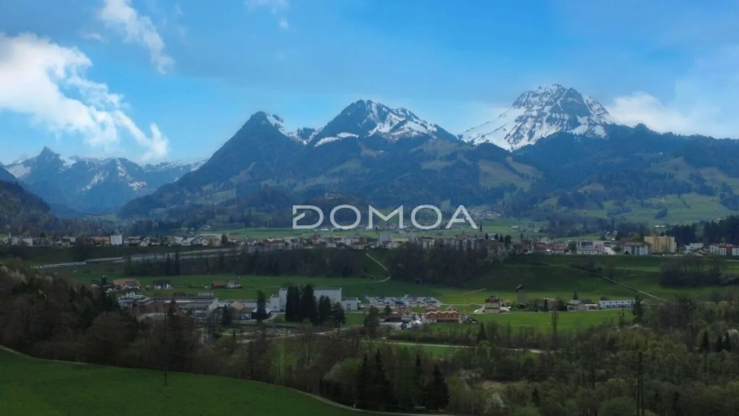 Wunderschöne 3,5-Zimmer-Wohnung mit großer Terrasse und Blick auf den Moléson - Foto 6 von 7