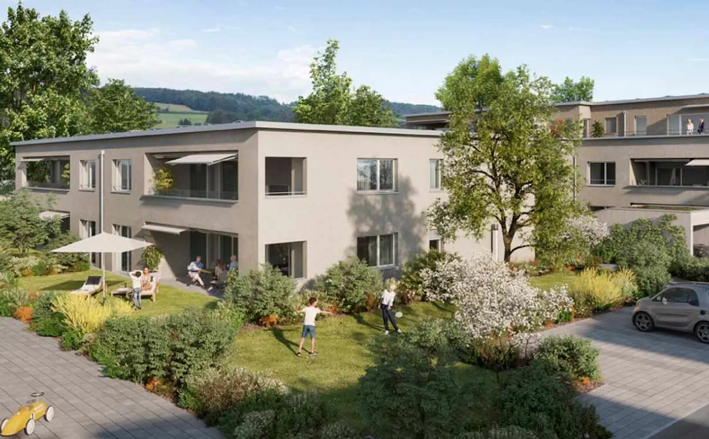 117 m² | 2.5-Zi.-Wohnung im EG | Erstbezug - Foto 1 di 12