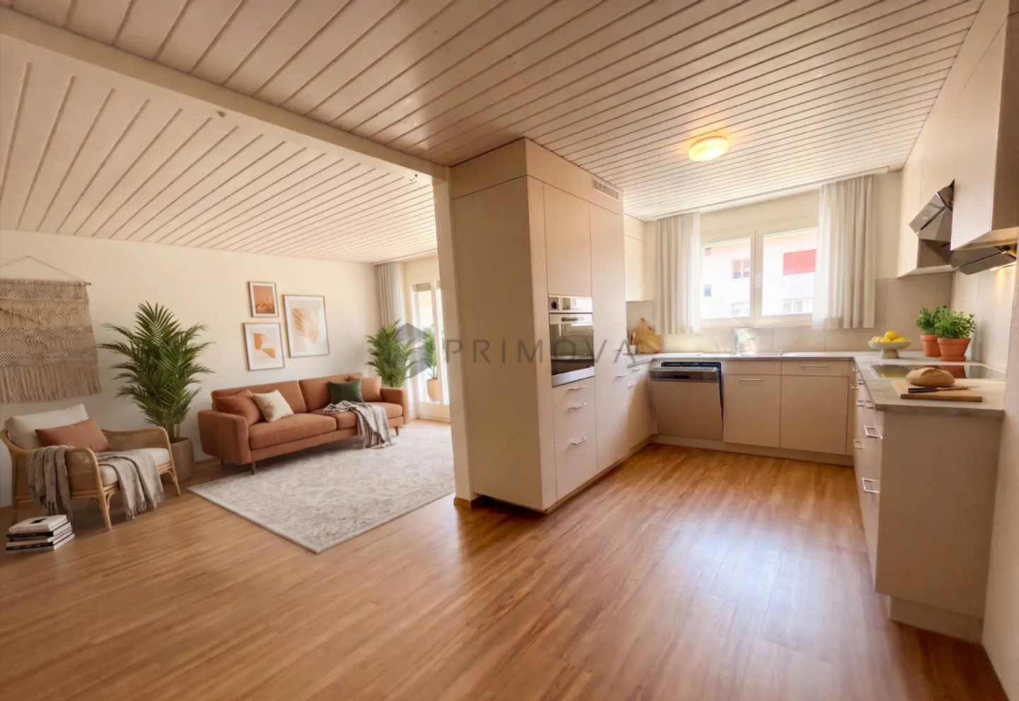 Perfekt geschnitten und naturnah - Attraktive 3.5 Zimmer-Wohnung mit Balkon und Lift - Photo 1 of 4