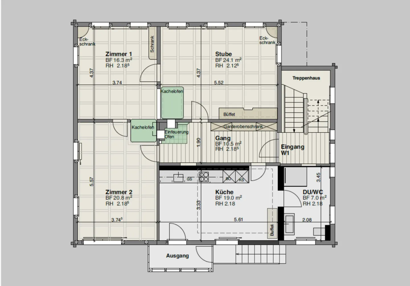 Appartement 3.5 pièces élégant dans un immeuble résidentiel historique - Photo 13 sur 13