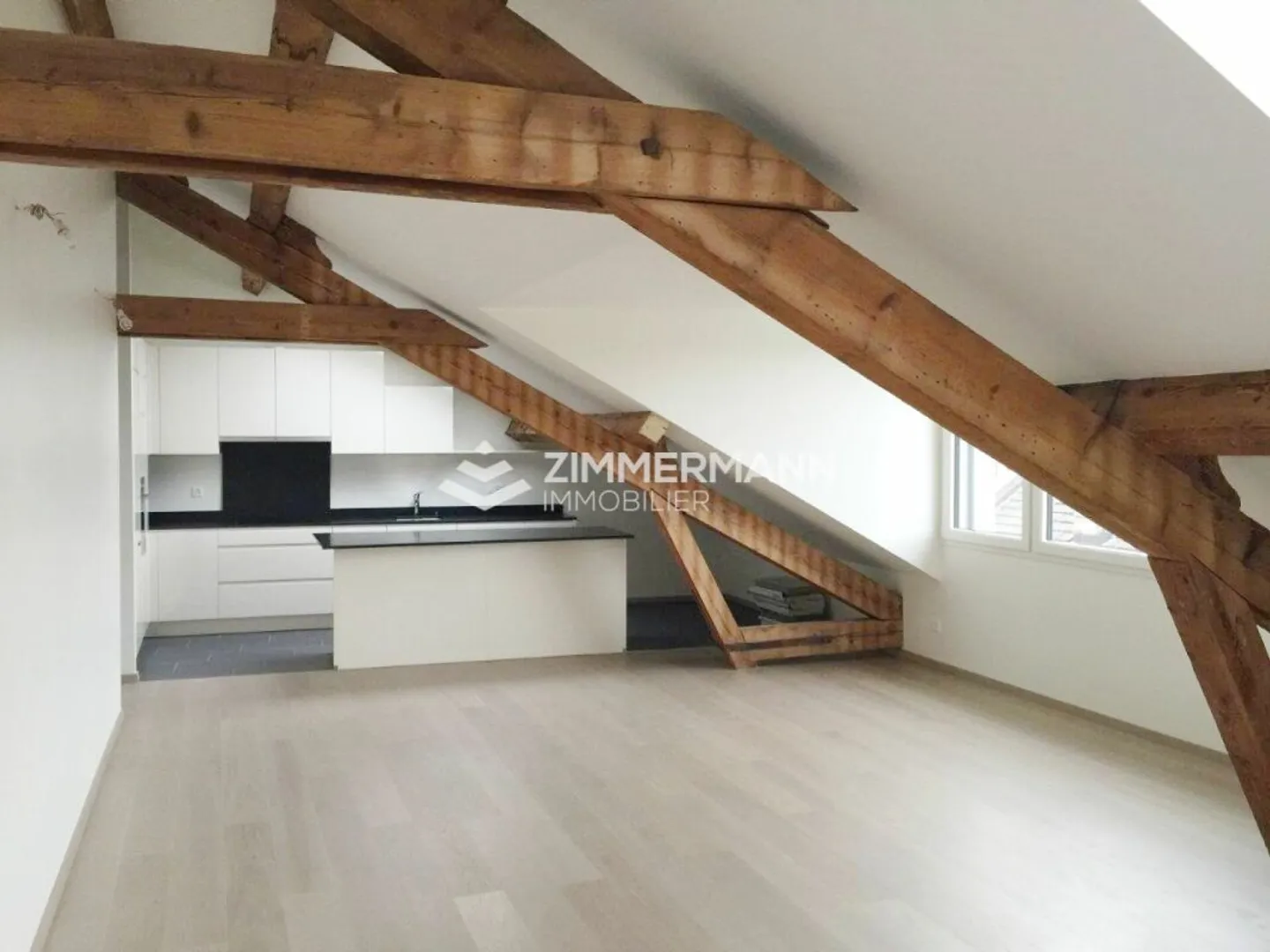 5 pièces en attique à deux pas du lac - Photo 1 sur 4