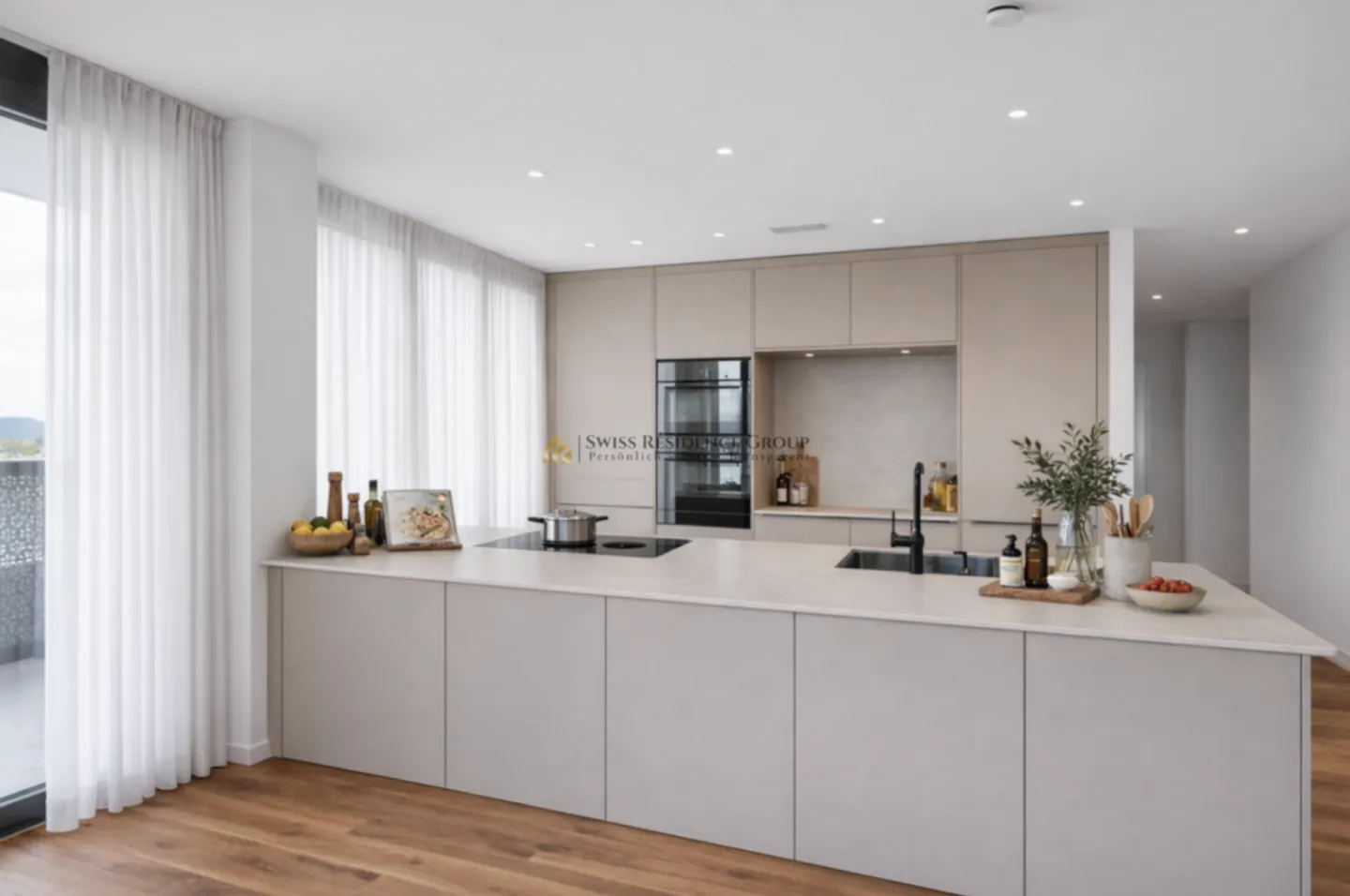 Exclusive 5.5-room apartment on the 33rd floor of the West Towers Three Point - Photo 5 of 11