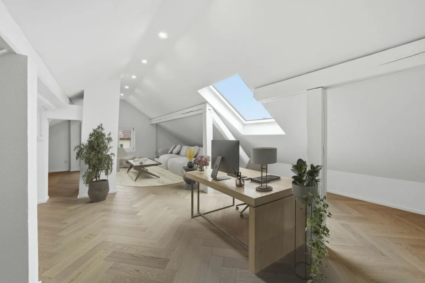 Stilvolles Wohnen mit Garten -  komplett renoviertes  Doppeleinfamilienhaus in Bürglen - Photo 10 sur 13