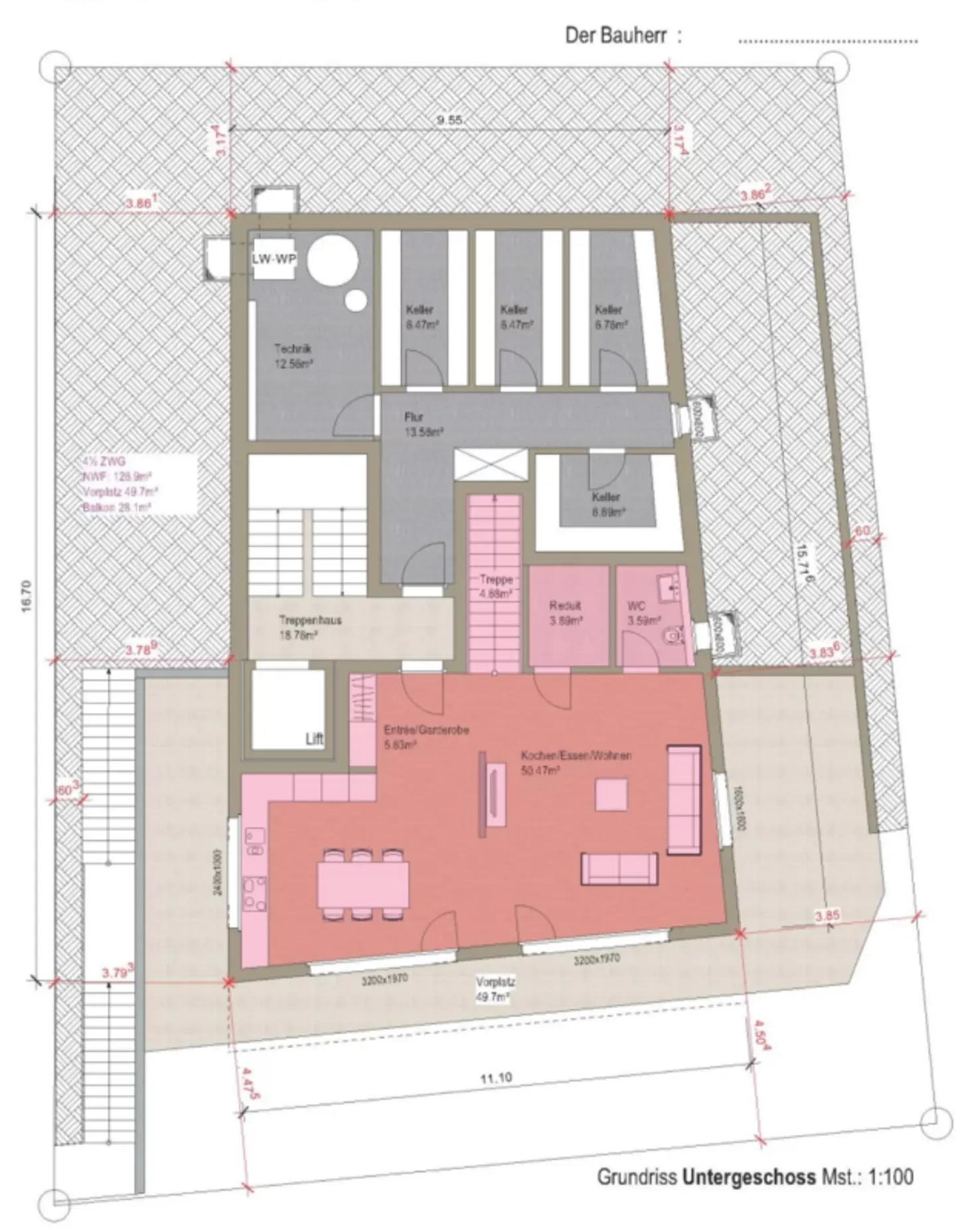 Projet de nouvelle construction de première classe à Zermatt Hôtel ou 4 appartements en duplex - Résidence principale - Résidence principale - Photo 12 sur 13