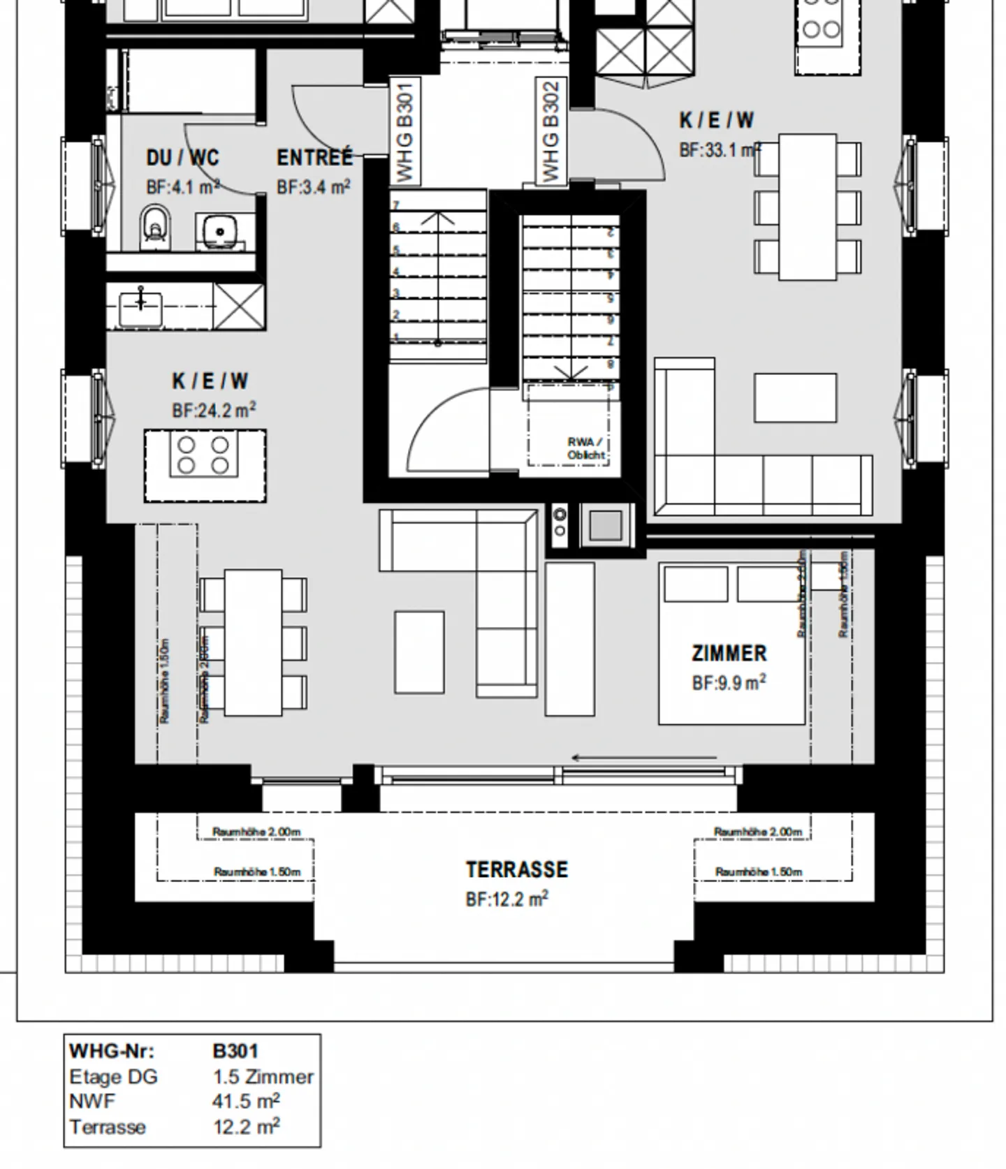 Exklusive 2.5-Zimmer Wohnung mit wunderbarer Aussicht - Foto 7 di 7