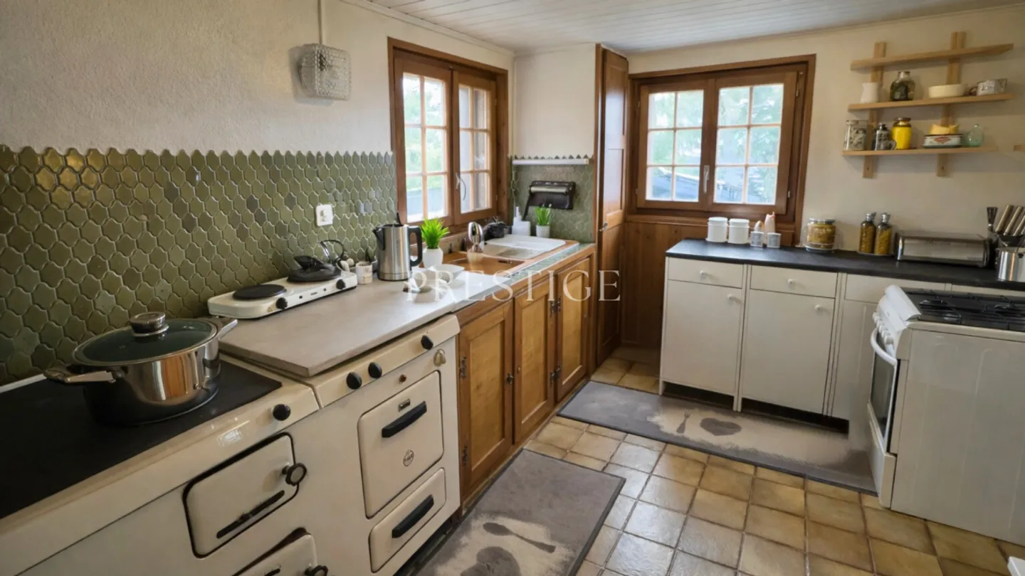 Chalet autentico con vista panoramica - 5½ locali su 9'000 m² di terreno - Foto 4 di 13