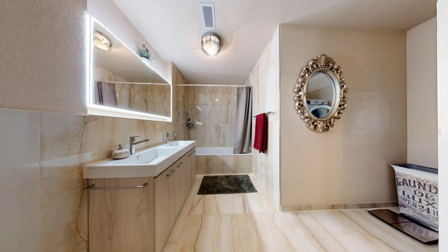 Stylish 4.5-room garden apartment with parking space in the garage and outdoor parking - Photo 7 of 12