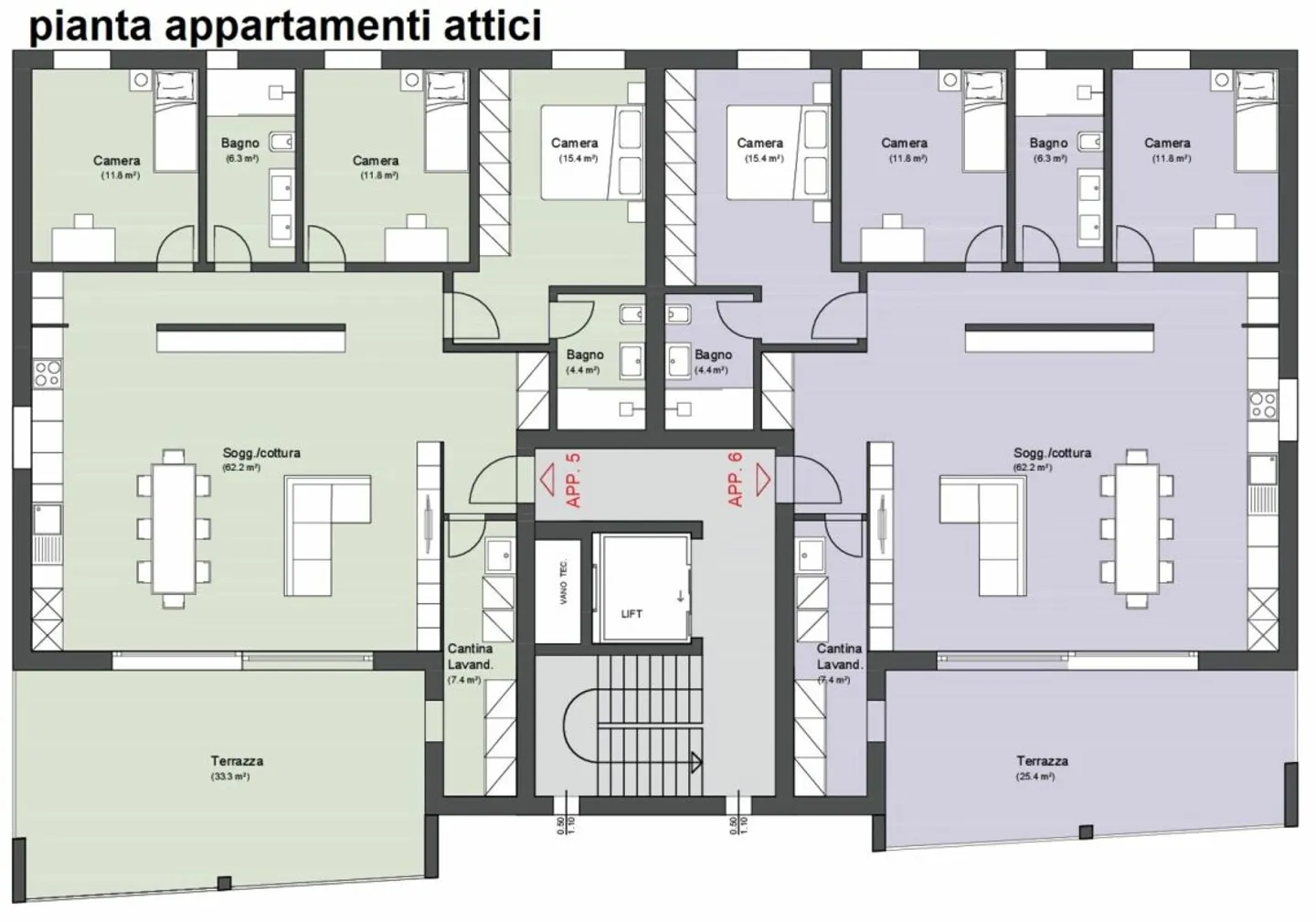 PENTHOUSE 4.5 ROOMS WITH LARGE TERRACE - Photo 8 of 8