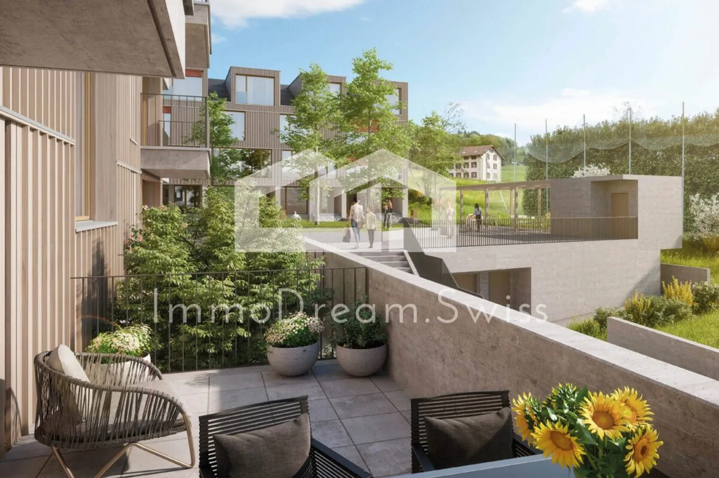 Nouvelle construction attrayante et moderne de 3 ½ pièces en copropriété - Photo 6 sur 10