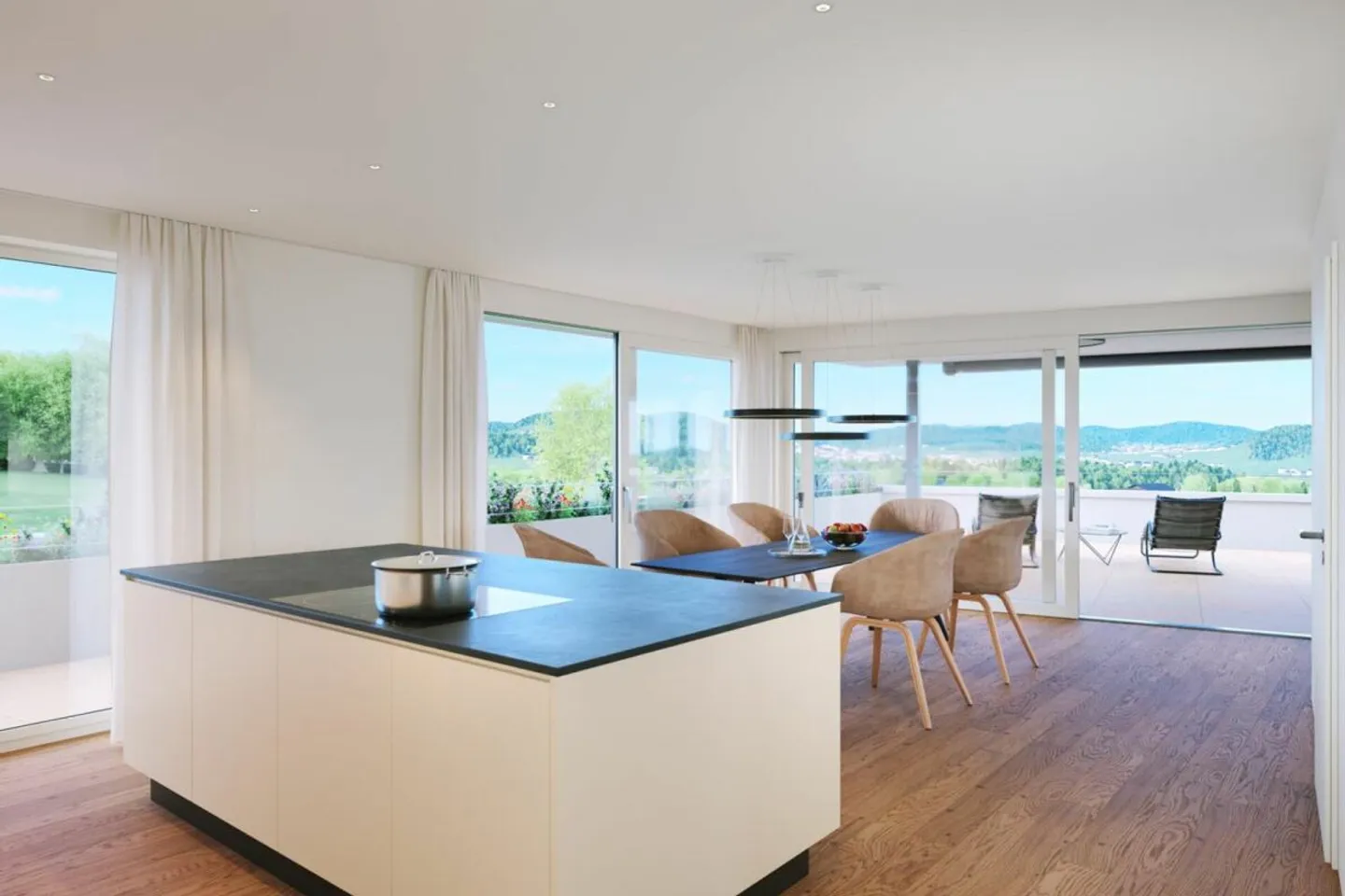 "Neubauprojekt ""Sonnenwiese"" - 5.5 Zimmer Attikawohnung im 2. OG (Wohnung Nr. 7)" - Foto 1 von 5