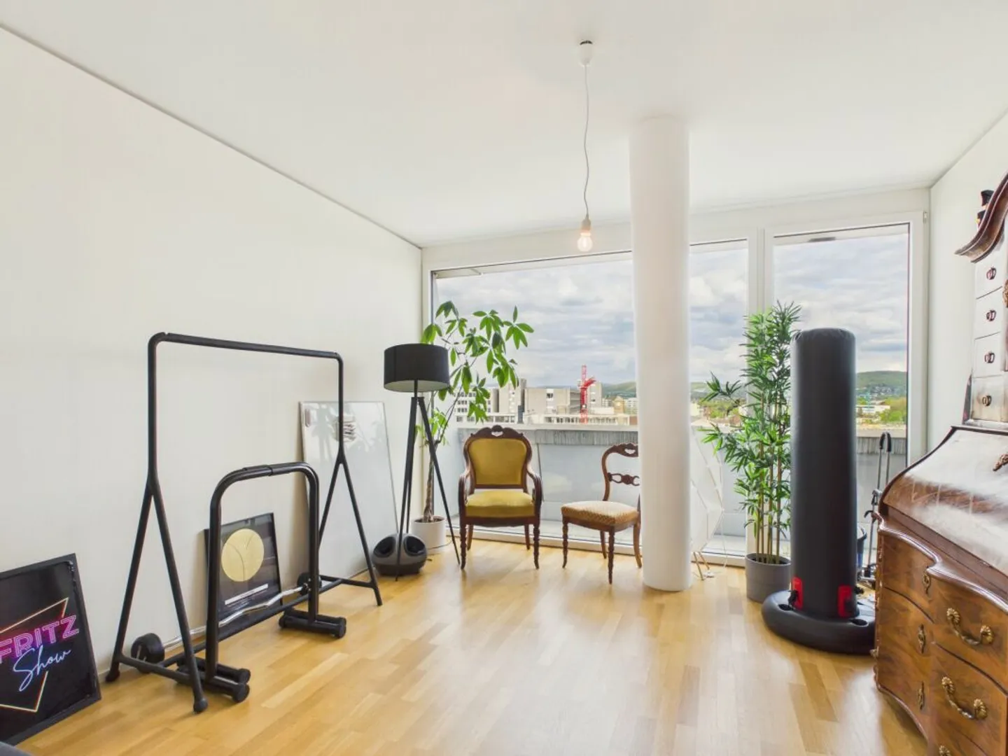 Stilvolles Apartment mit Stadtblick - Foto 11 von 13