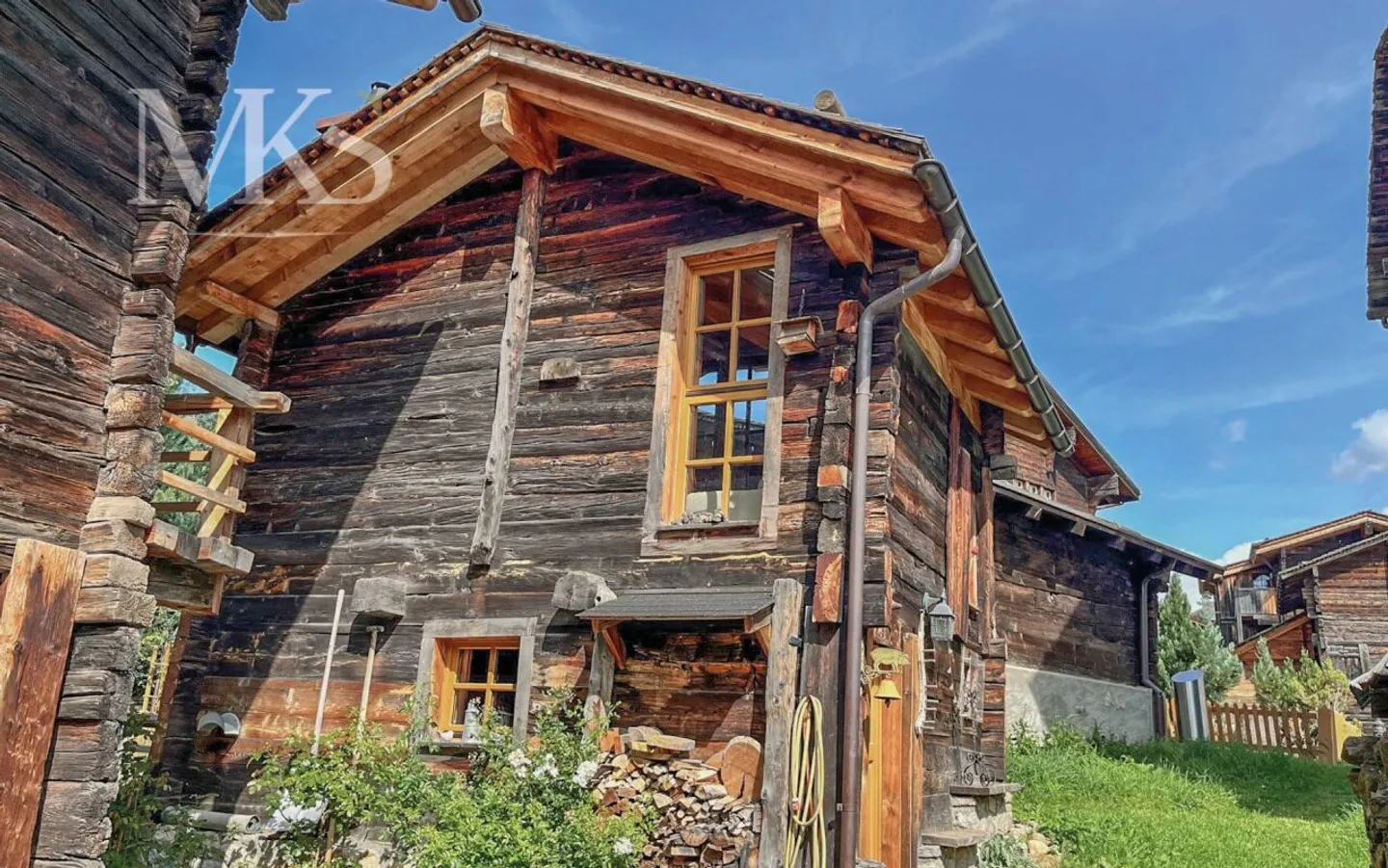 Stalla accogliente in una posizione soleggiata a Bellwald - Foto 1 di 12